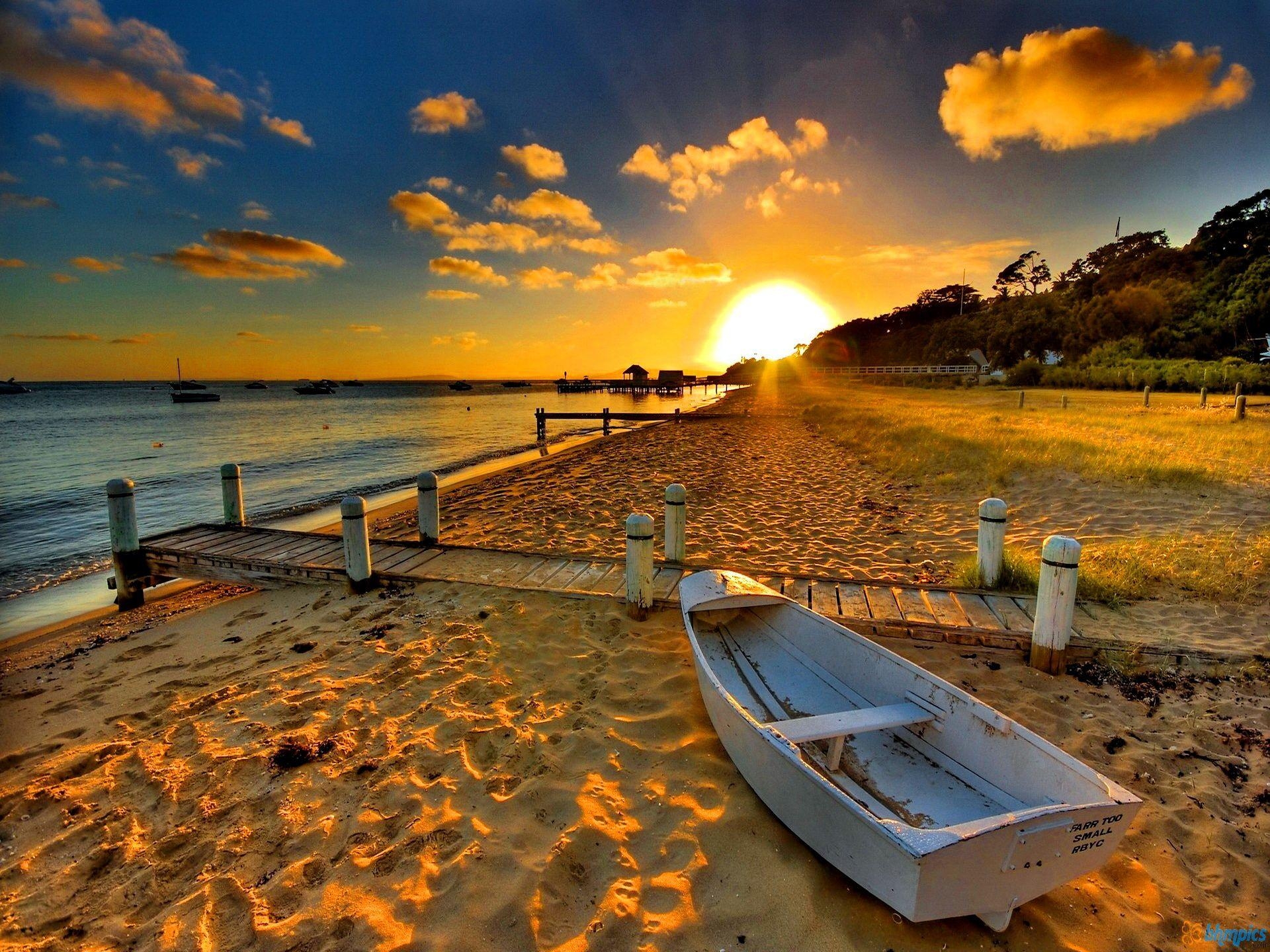 Strand, Sonnenuntergang, Hochauflösend, Natur, Meer, 1920x1440 HD Desktop