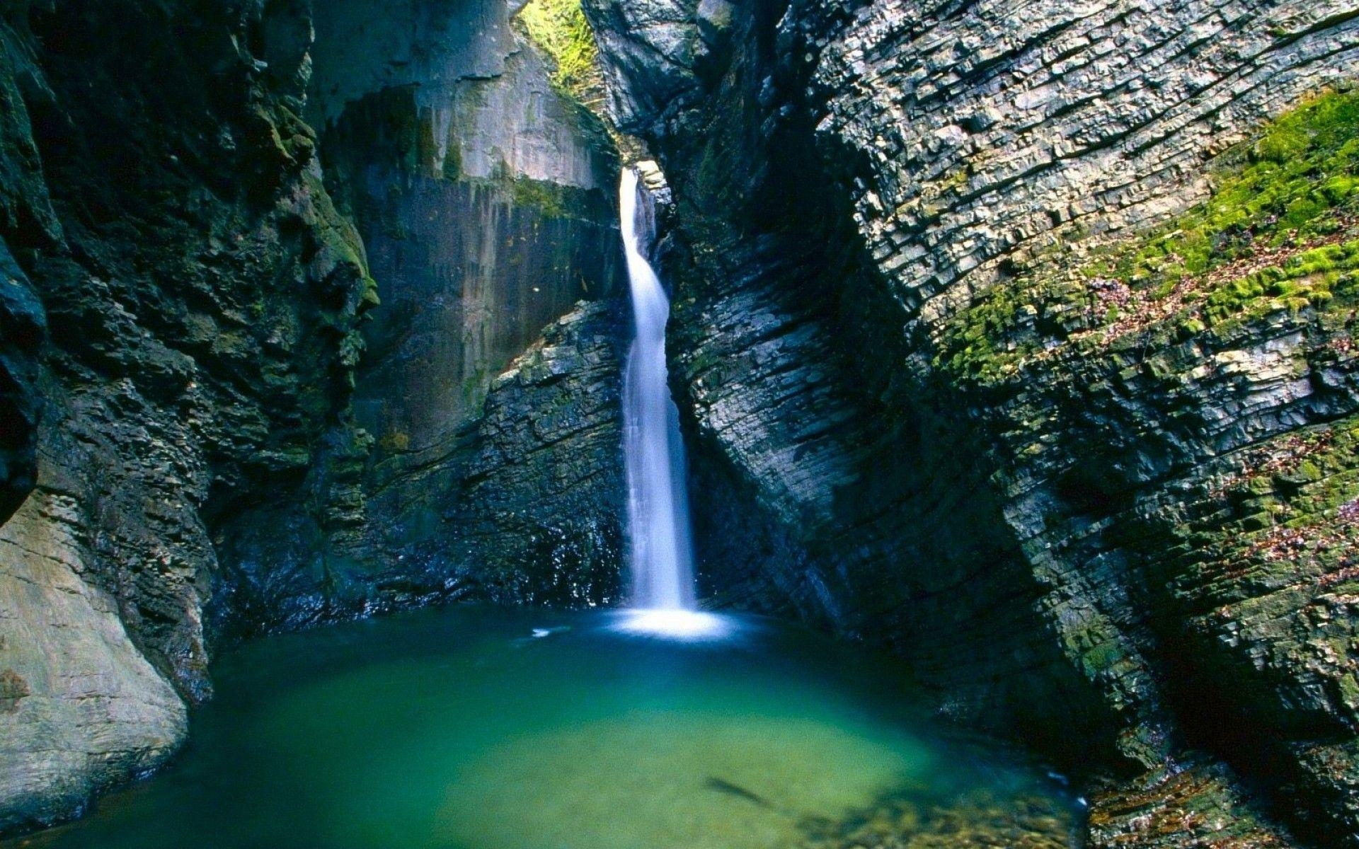 Schöner Wasserfall, Natur, Hintergrund, 19634px, majestätisch, 1920x1200 HD Desktop