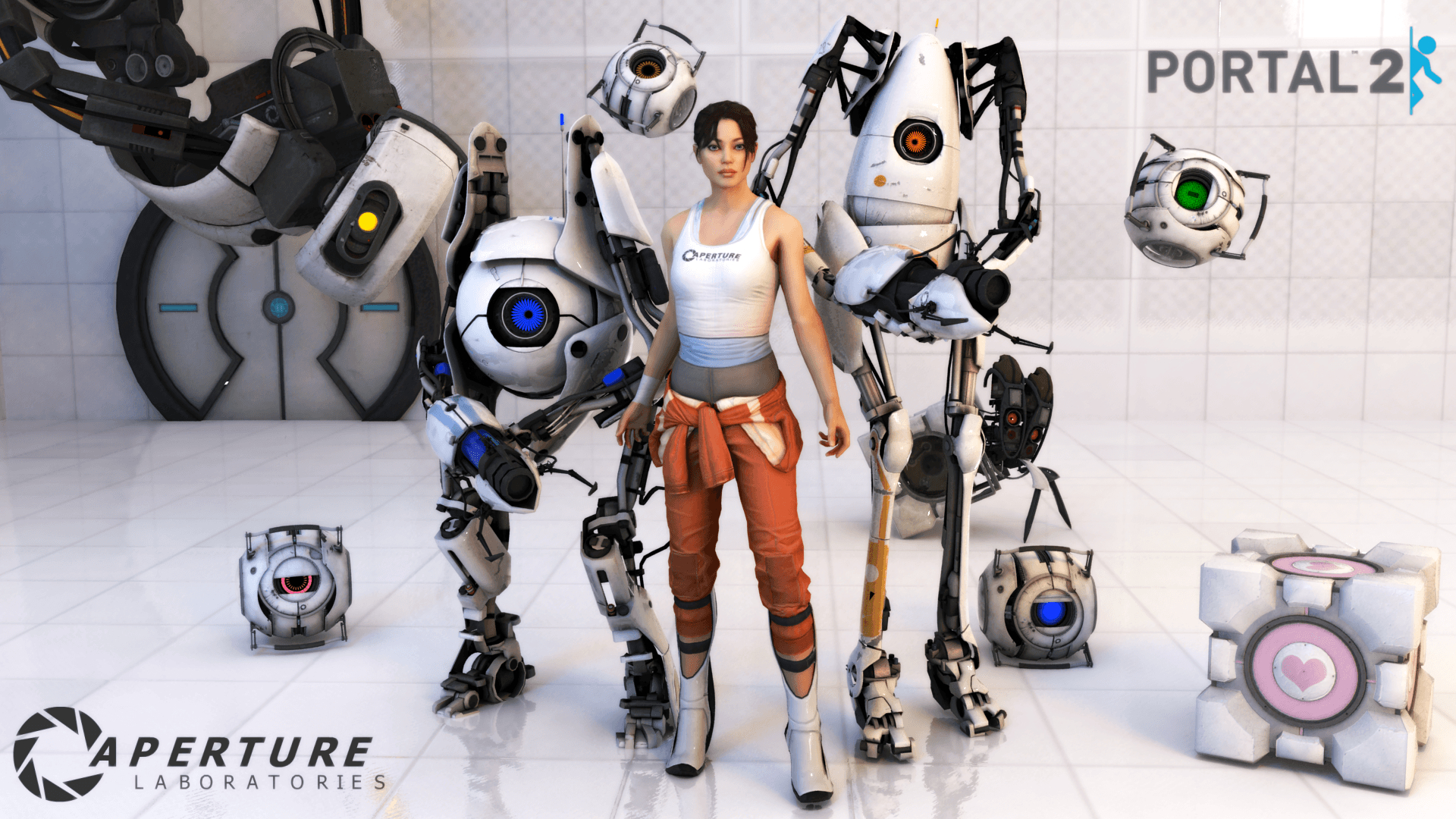 Portal 2, Hintergrund, Bild, Sci-Fi, Abenteuer, 1920x1080 Full HD Desktop