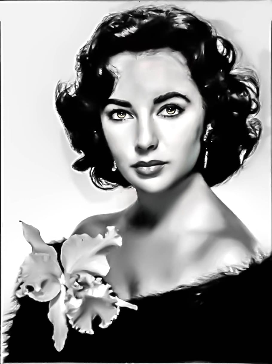 Elizabeth Taylor, Hollywood, 4K, Schauspielerin, Ikone, 910x1220 HD Handy