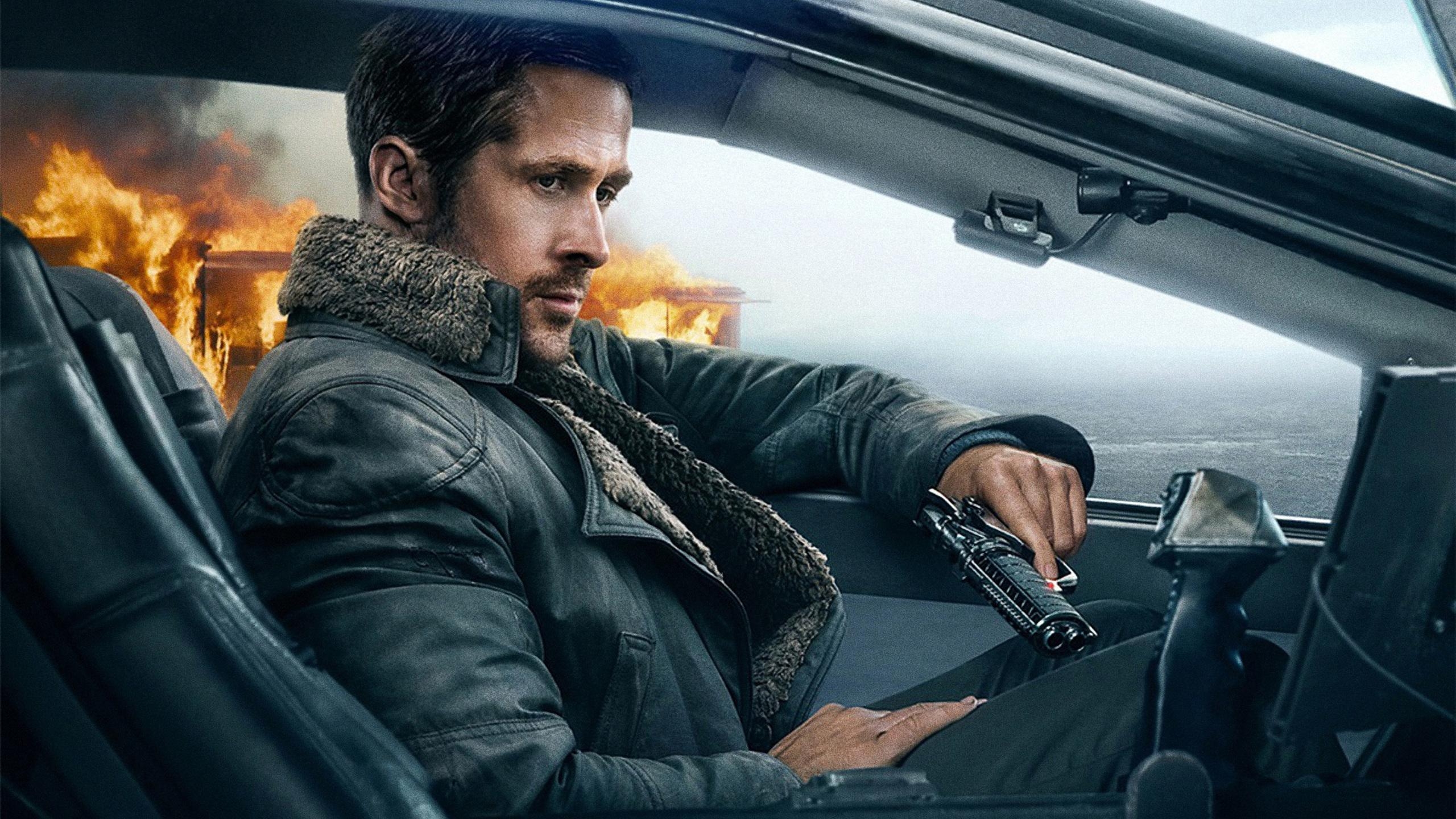 Actionfilm, Blade Runner, Ryan Gosling, Auto, 2017, 2560x1440 HD Desktop