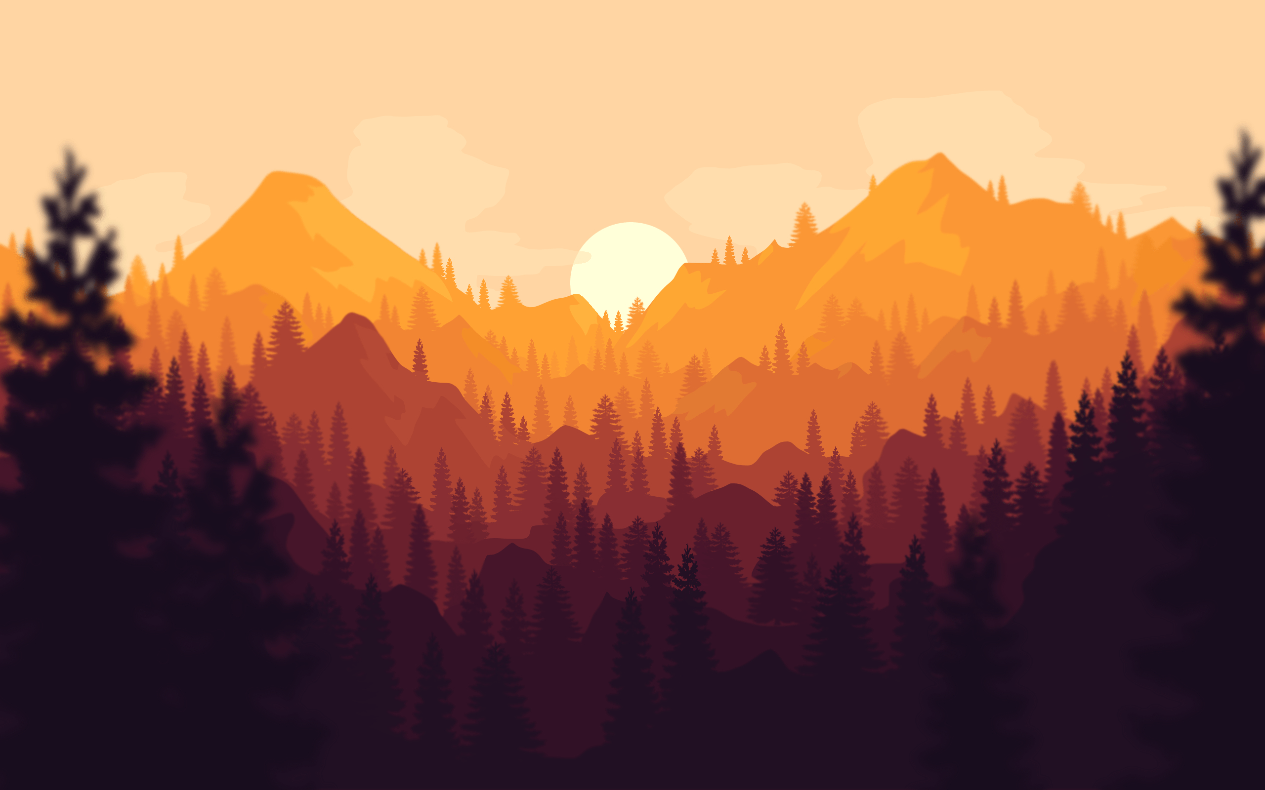 Firewatch, HD, Hintergrund, Gaming, Natur, 2560x1600 HD Desktop