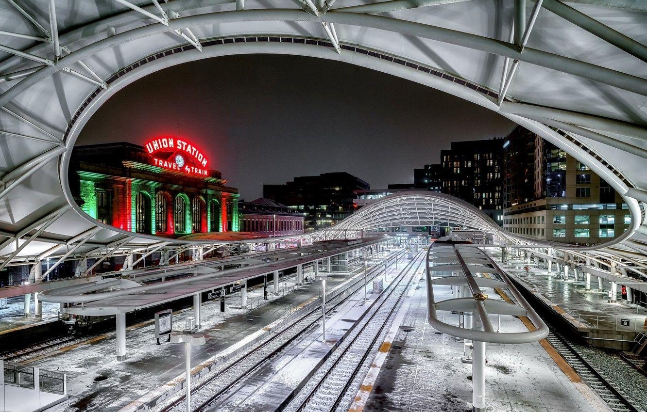 Denver Colorado, Union Station, Bild, Desktop, USA, 1340x850 HD Desktop