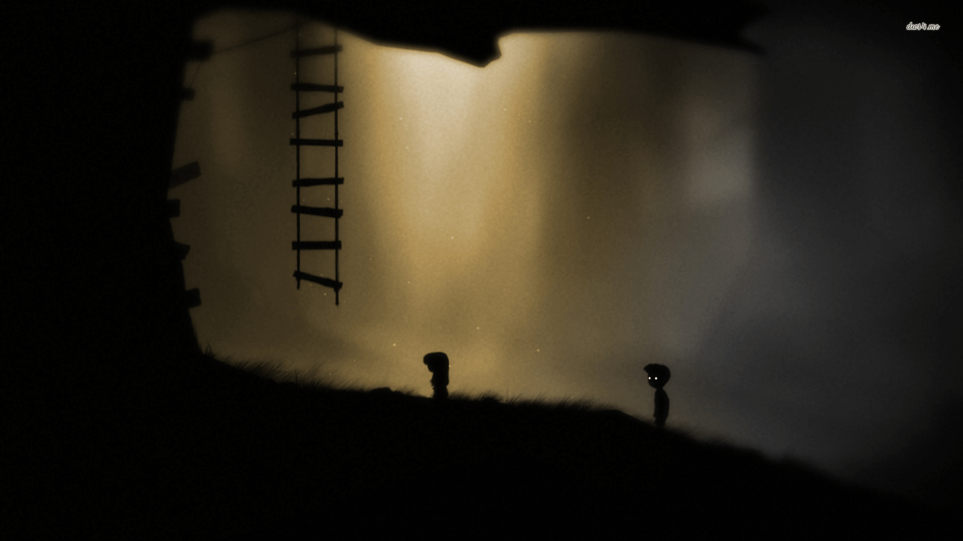 Limbo, Wallpaper, Spielszene, Grafik, Dunkelheit, 1920x1080 Full HD Desktop