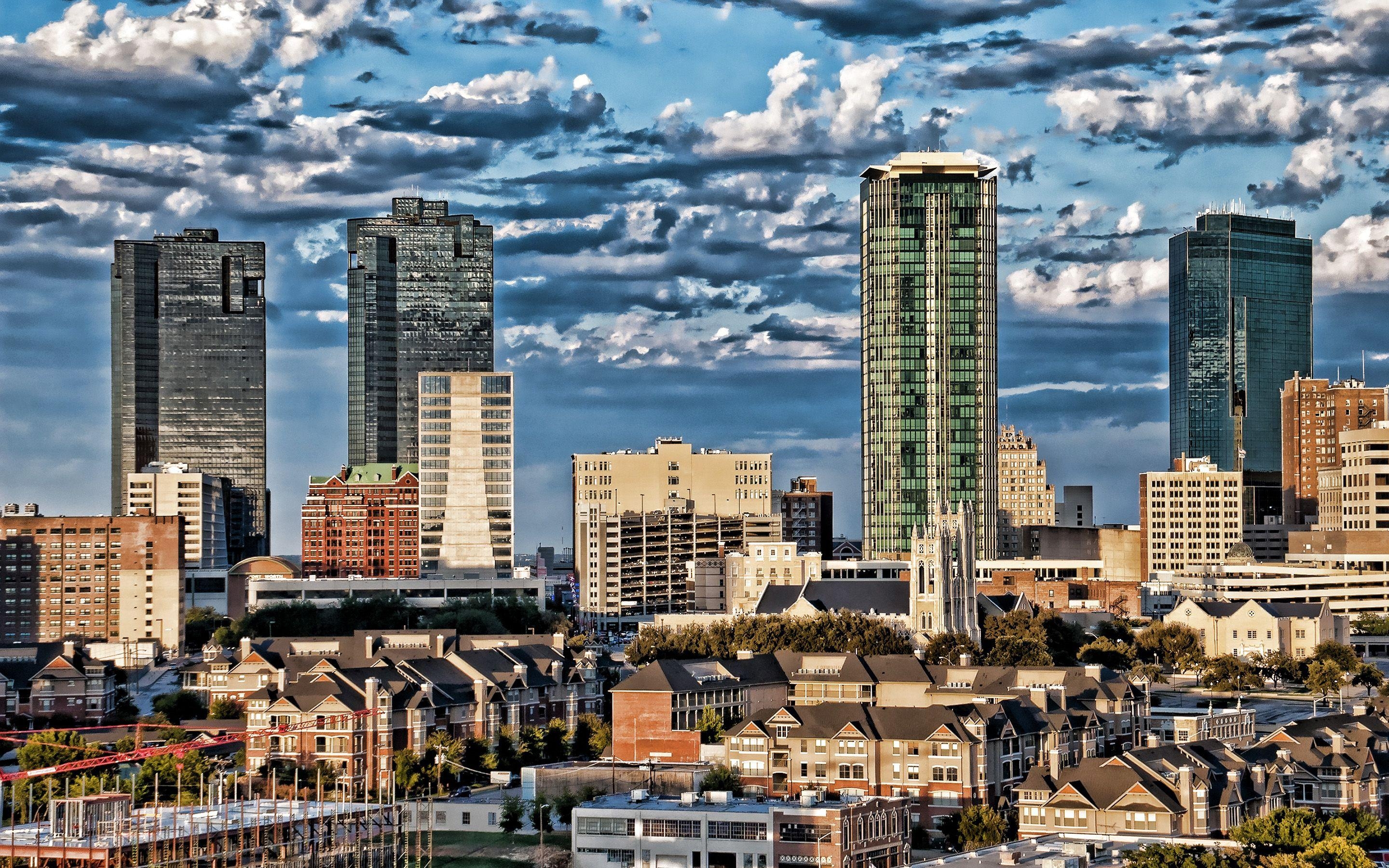 Fort Worth, 4K, Städtebilder, Texas, Hochauflösend, 2880x1800 HD Desktop