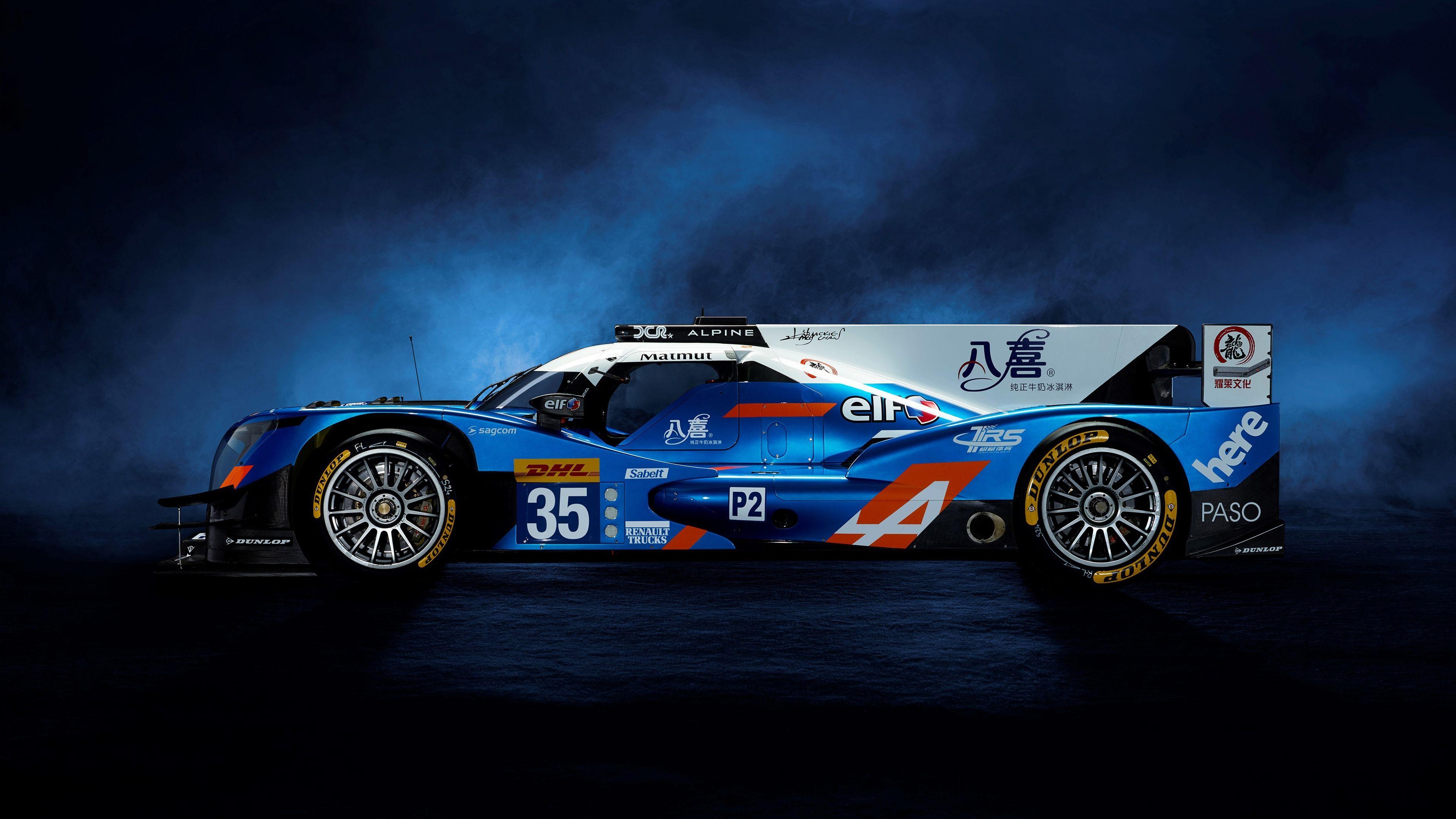 Alpine A460, Rennwagen, 4K, Motorsport, Geschwindigkeit, 3840x2160 4K Desktop