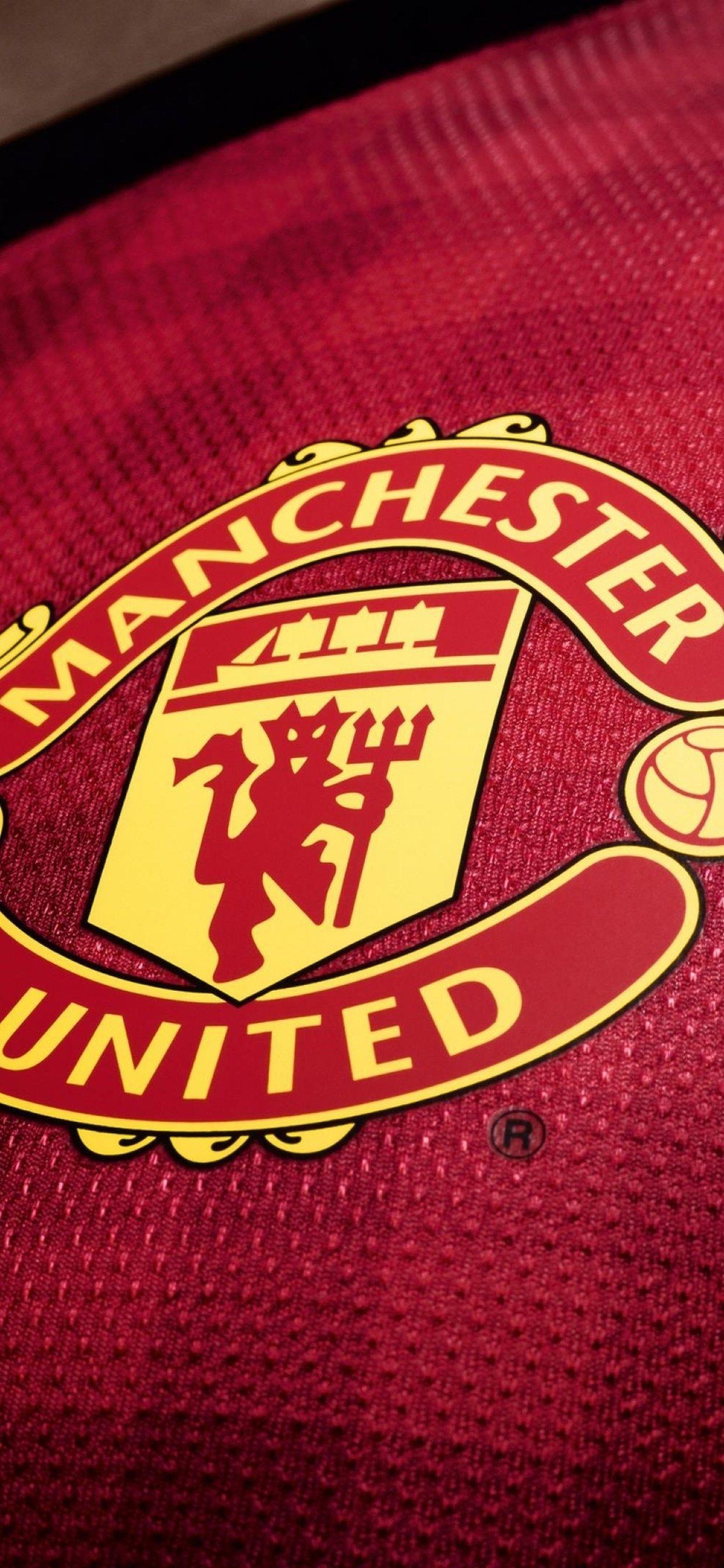 Manchester United, Logo, iPhone, XS, HD, 1250x2690 HD Handy