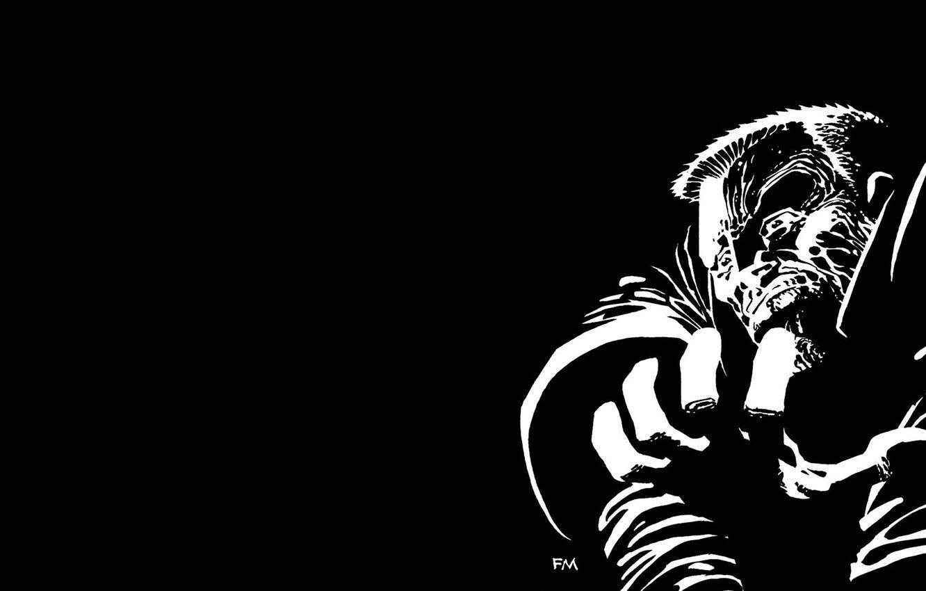 Sin City, Schwarz-Weiß, Comic-Stil, Spannung, 1340x850 HD Desktop