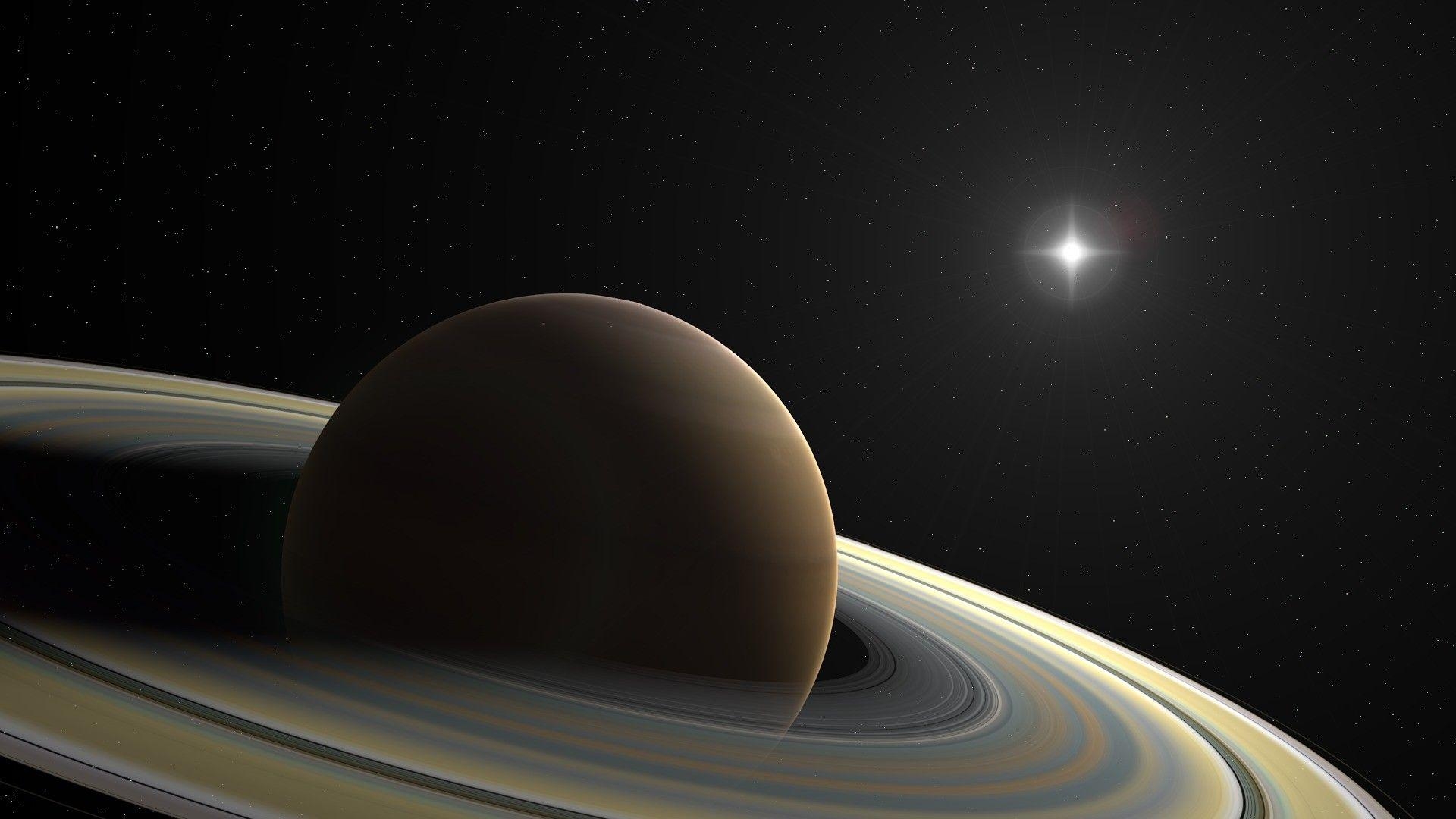 Saturn, Schreibtischbild, HD, Ringsystem, Astronomie, 1920x1080 Full HD Desktop