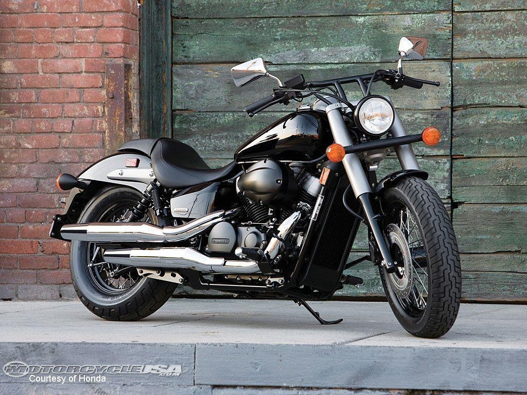 Honda Shadow, Motorrad, Stil, Sportlich, Schwarz, 1030x770 HD Desktop