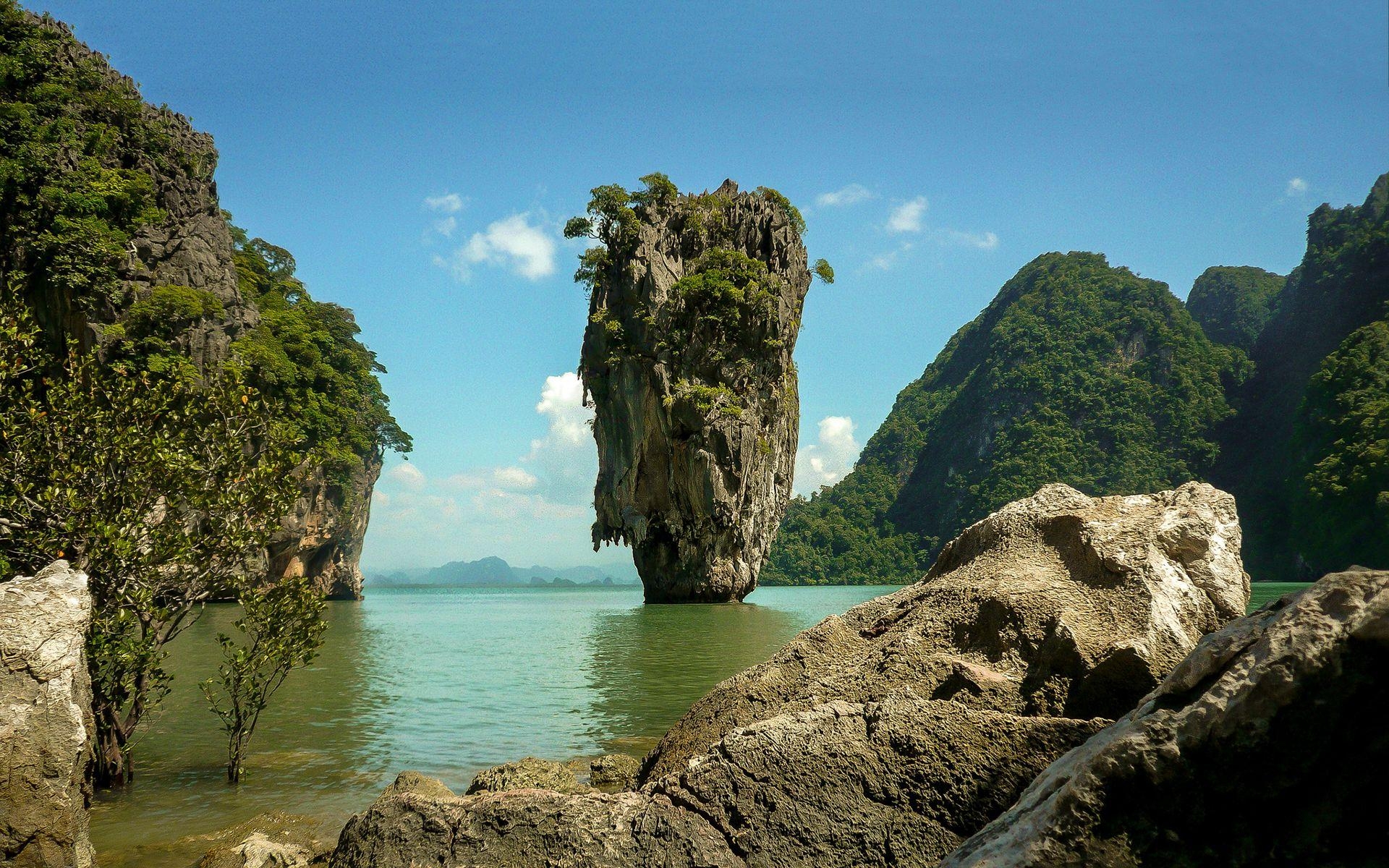 James Bond, Insel, Thailand, Abenteuer, Sehenswürdigkeit, 1920x1200 HD Desktop