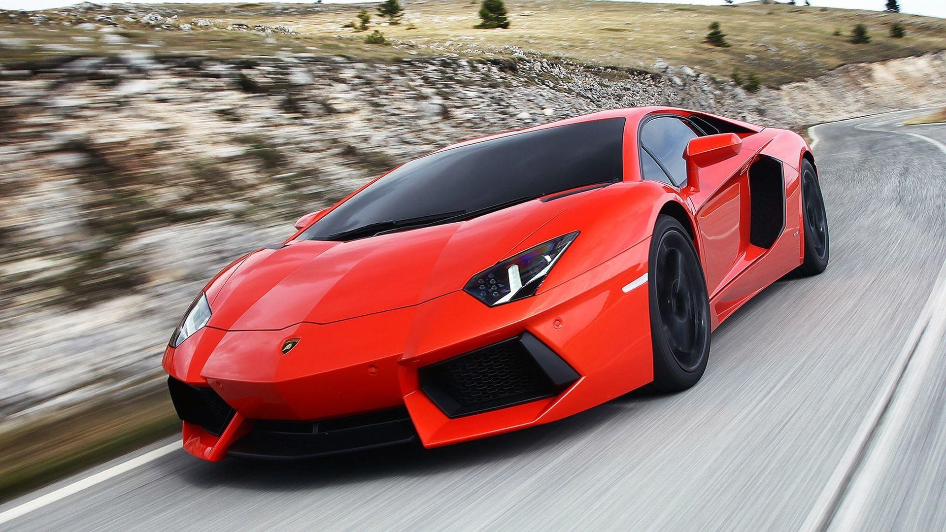 Lamborghini Aventador, Automobil, Weitwinkel, Luxus, Innovation, 1920x1080 Full HD Desktop