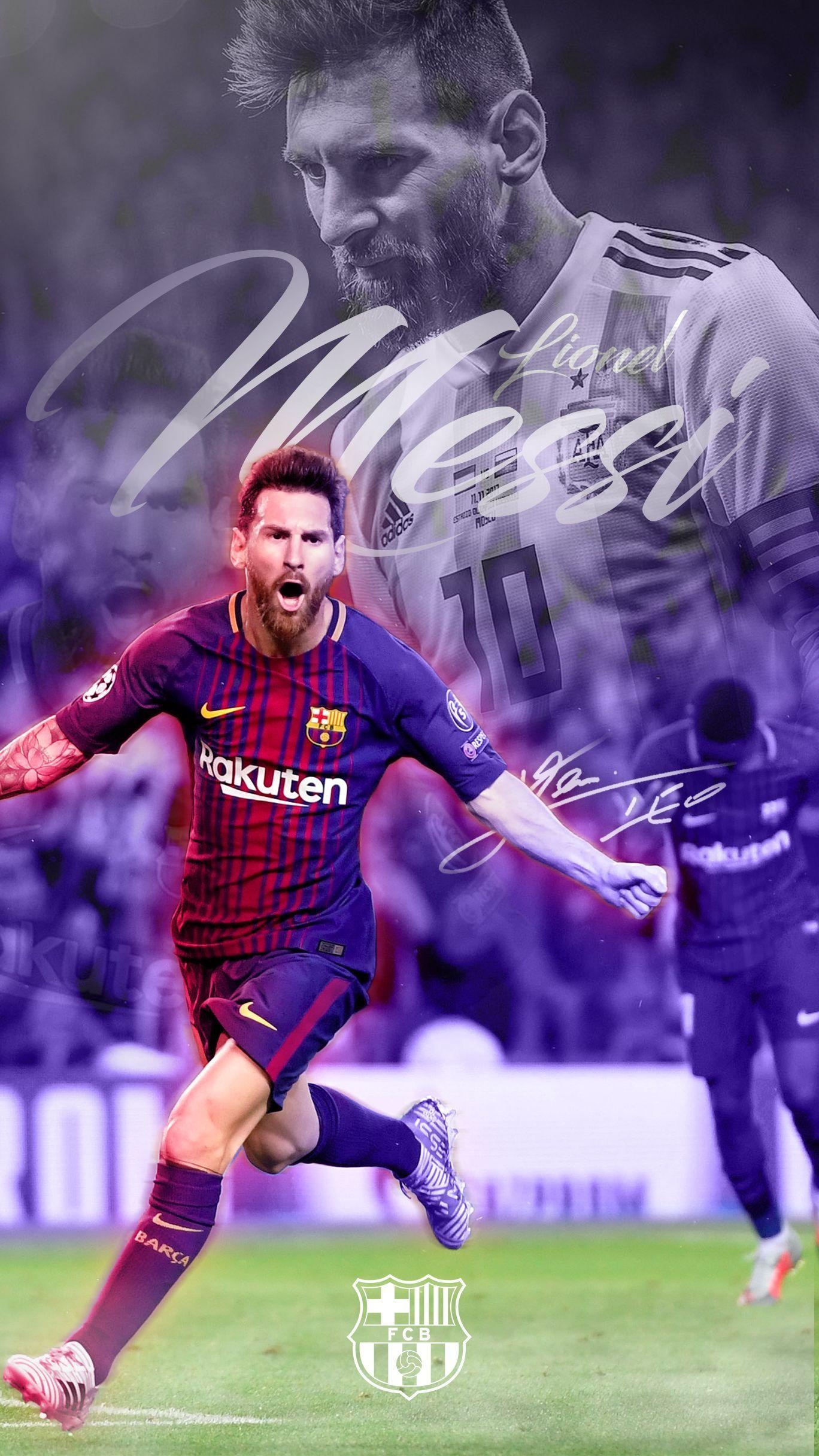 Lionel Messi, 2018, Fußball, Sportler, HD, 1370x2440 HD Handy