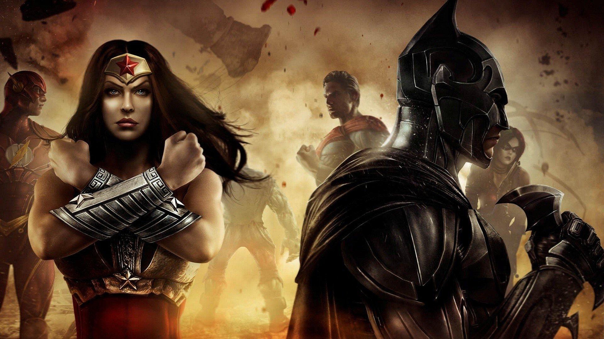 Injustice Desktop, Gaming Hintergrund, DC Universum, Superhelden Kampf, HD Abenteuer, 1920x1080 Full HD Desktop