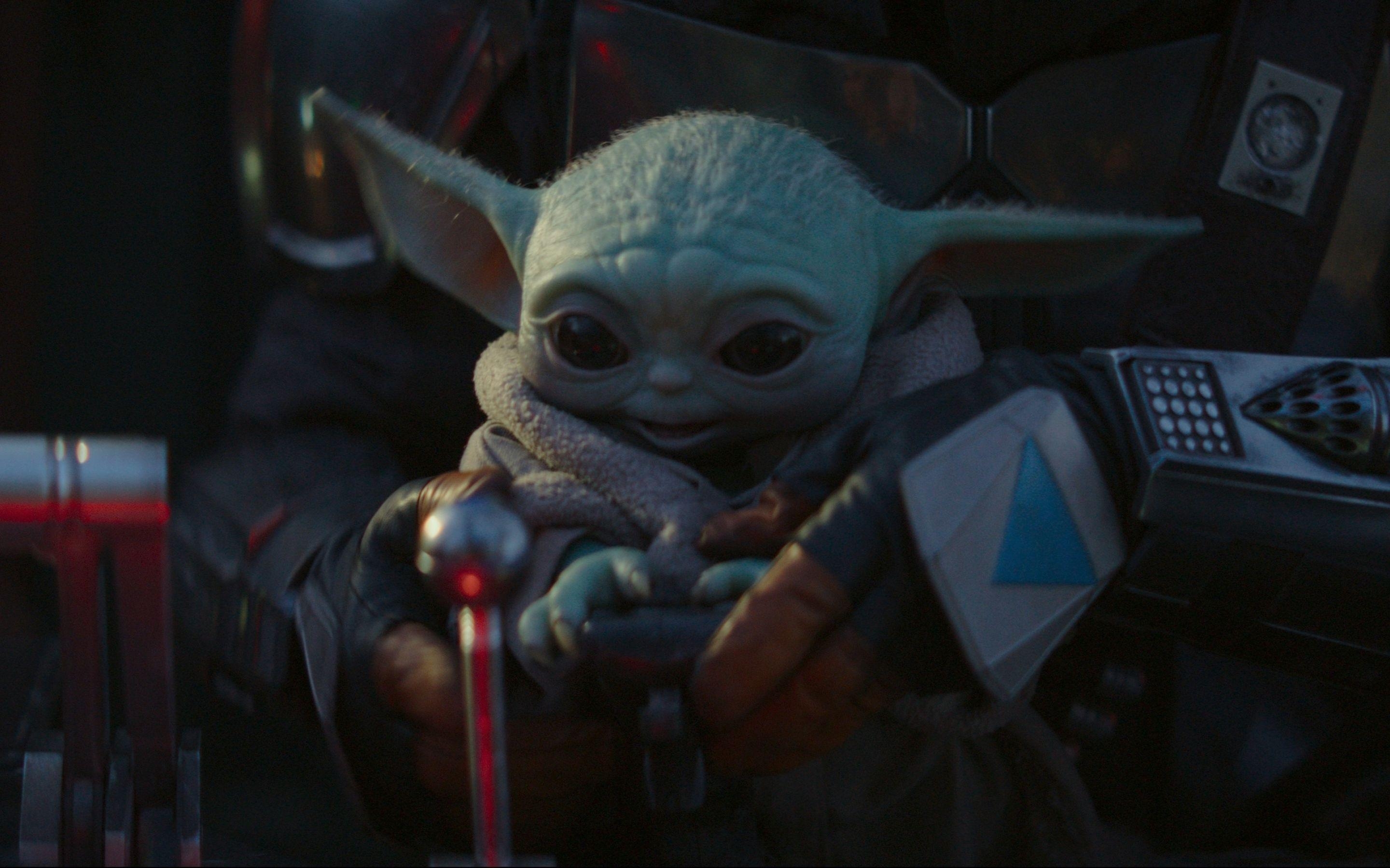 Baby Yoda, Mandalorianer, 4K, Macbook, Film, 2880x1800 HD Desktop