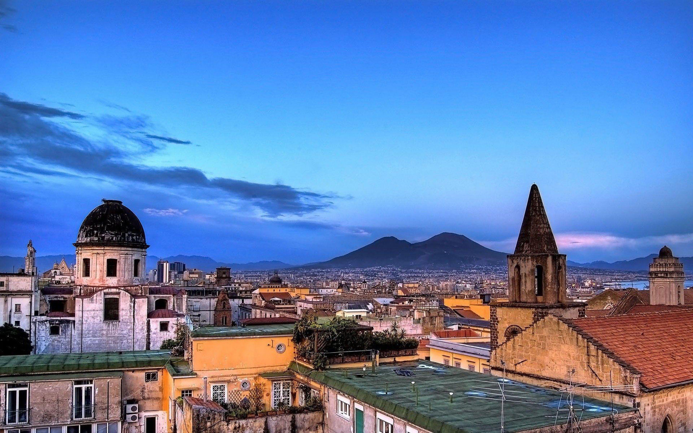 Neapel Stadt, Italienisch, Gebäude, Napoli, Architektur, 2880x1800 HD Desktop