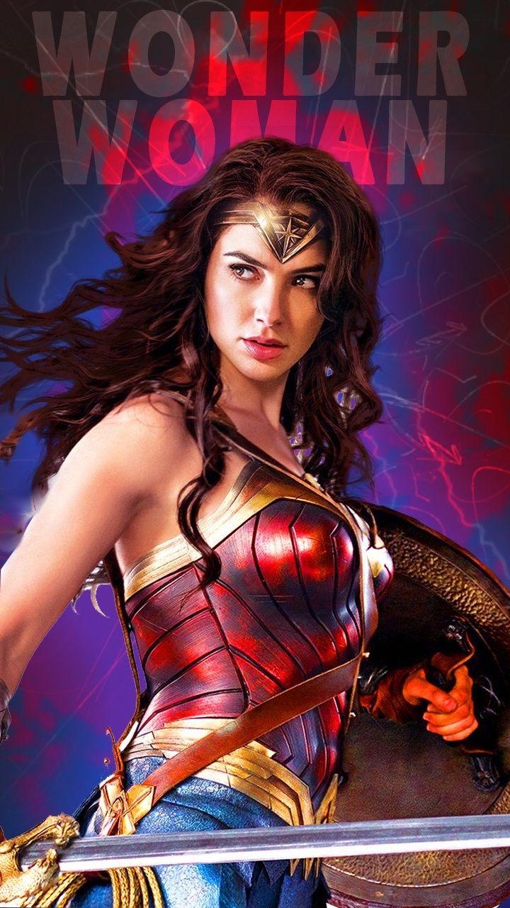 Gal Gadot, Wonder Woman, Handy, Wonder Woman, Film, 720x1280 HD Handy