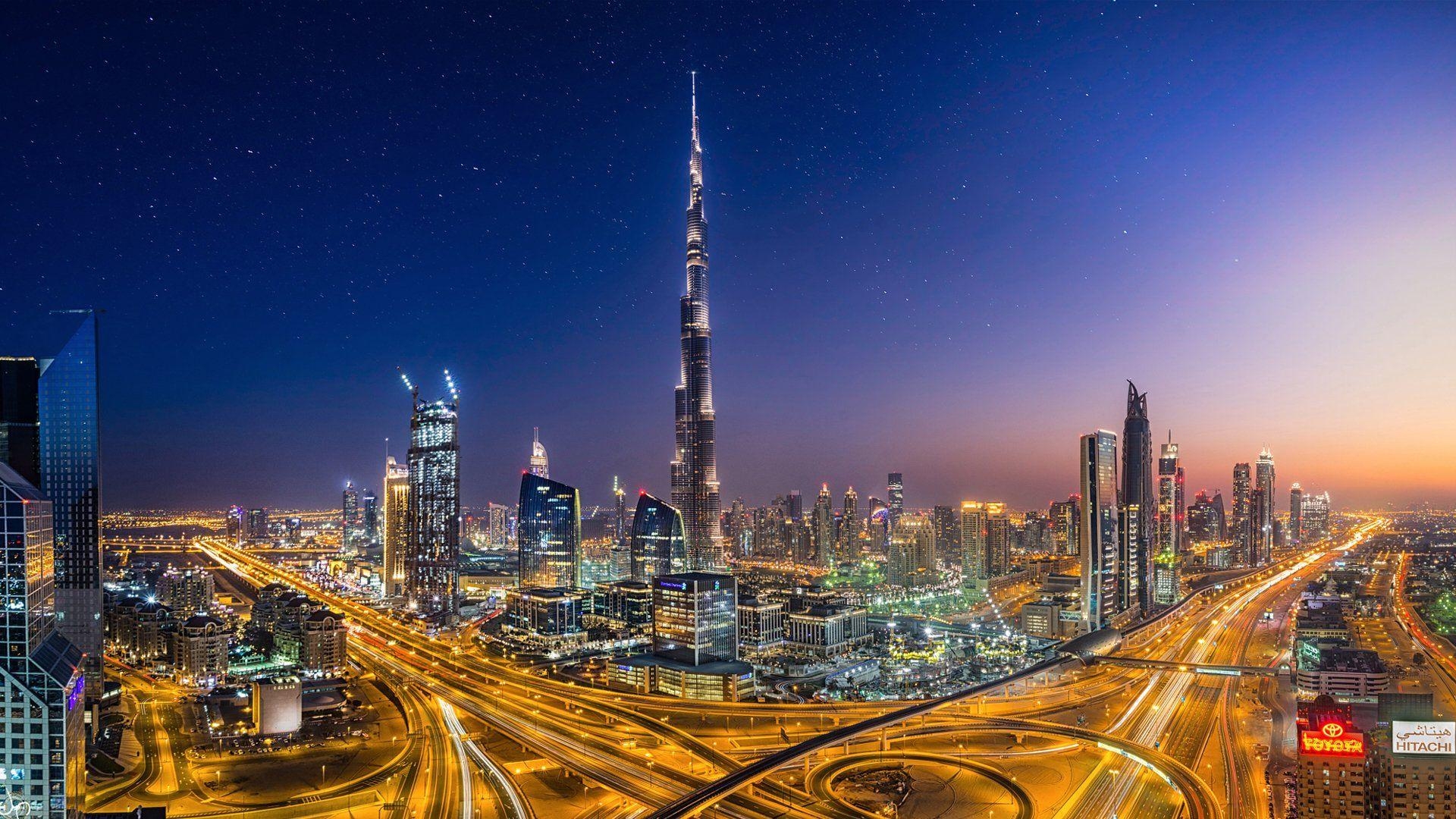 Dubai Reisen, HD Bilder, Hintergrundbilder, Burj Khalifa, Stadtbild, 1920x1080 Full HD Desktop