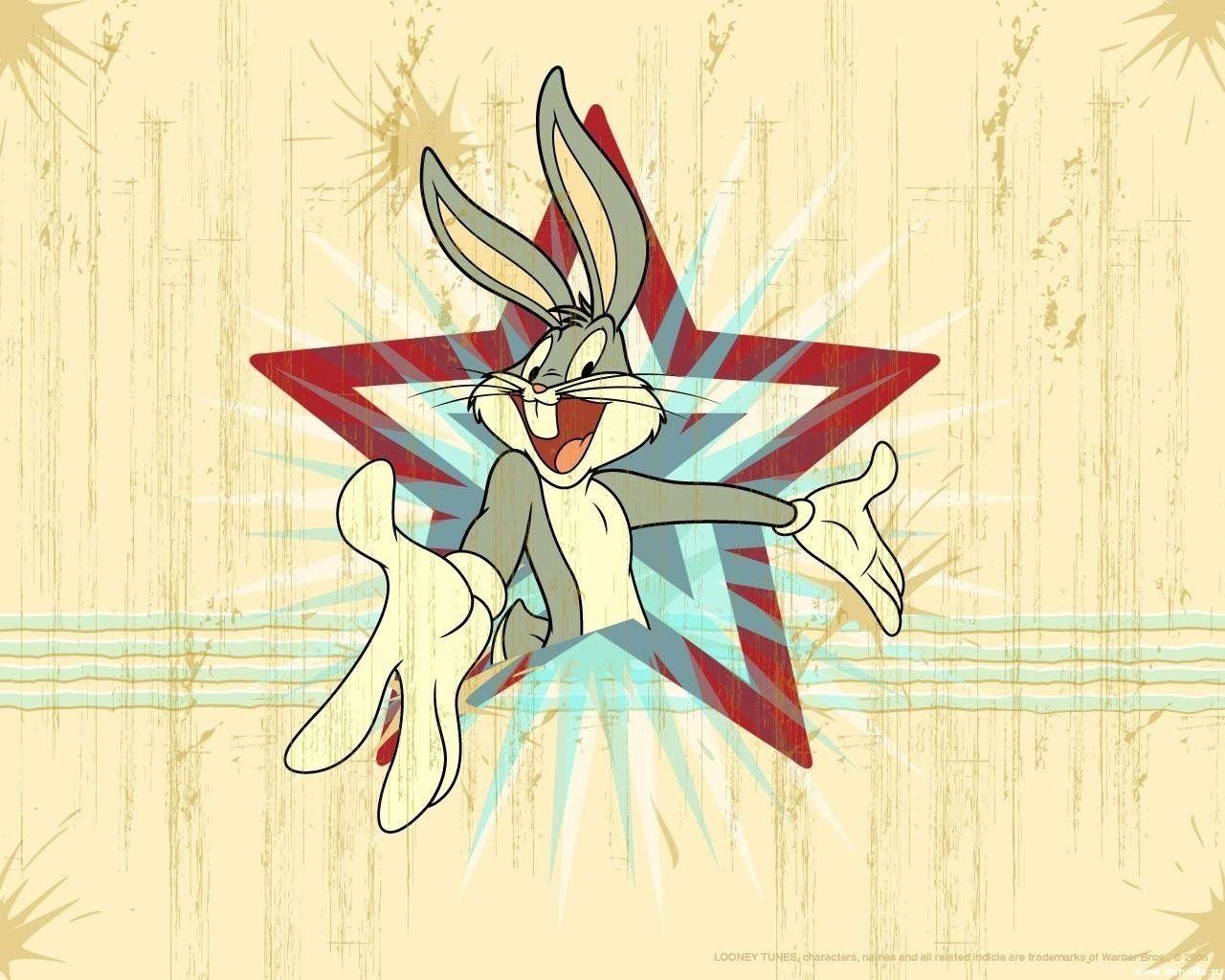 Bugs Bunny, Visuelle Kunst, Cartoon, HD, Hintergrund, 1280x1030 HD Desktop