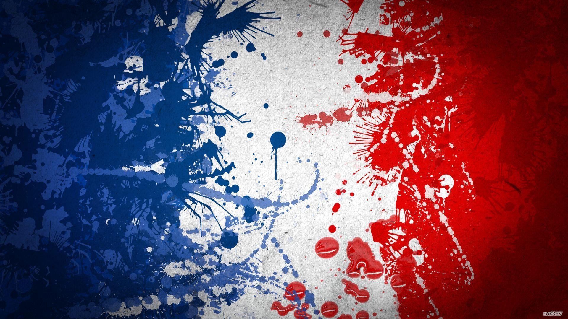 Flagge Frankreich, HD, Kunst, Hintergrund, 1920x1080 Full HD Desktop