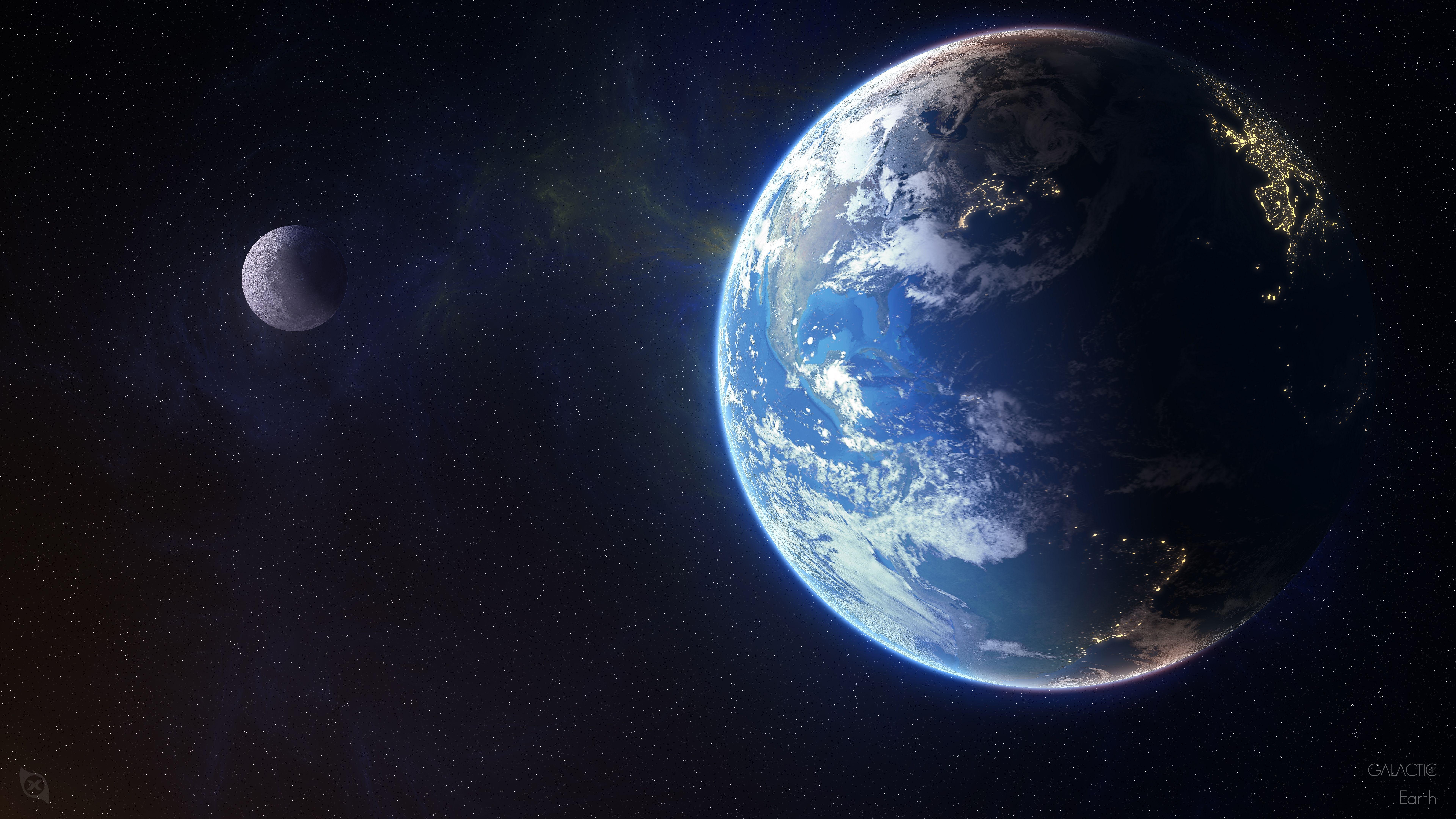 Erde, Planet, 4K, 8K, Weltraumtief, 7680x4320 4K Desktop