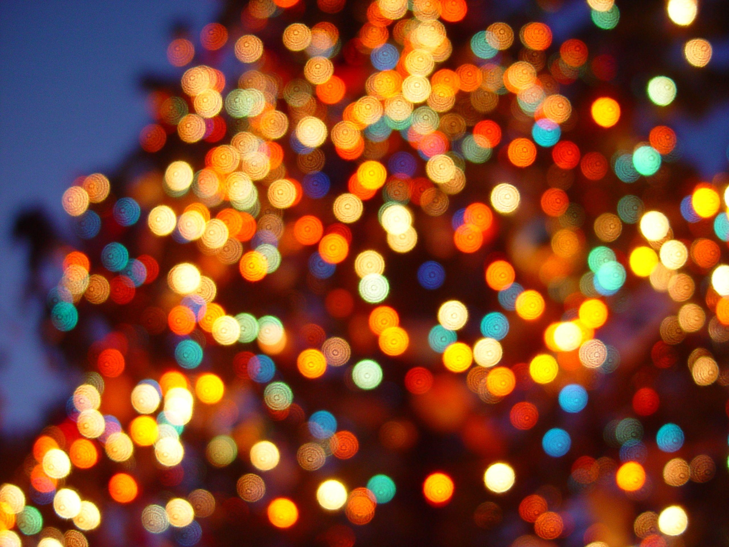 Bunte LED, Weihnachtslichter, HD, Feiertag, Spannung, 2560x1920 HD Desktop