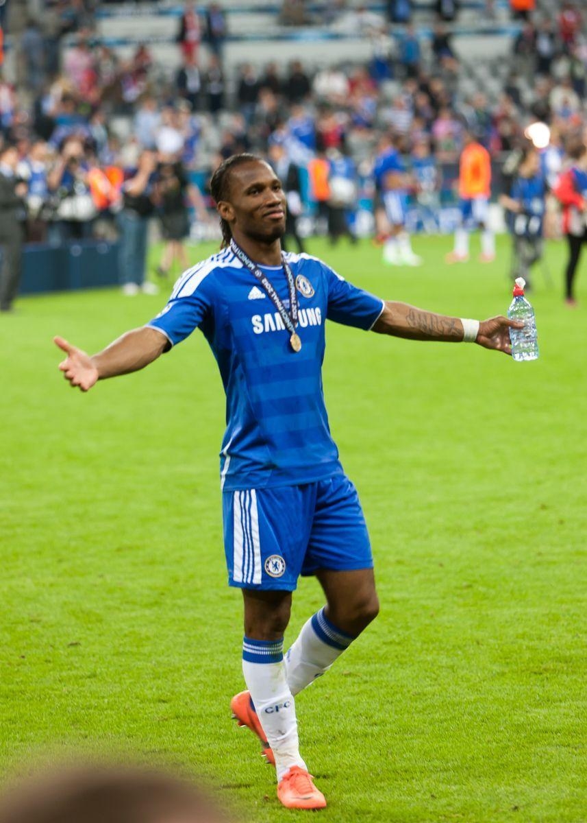 Didier Drogba, Chelsea, Champions League, Fußball, Legende, 860x1200 HD Handy