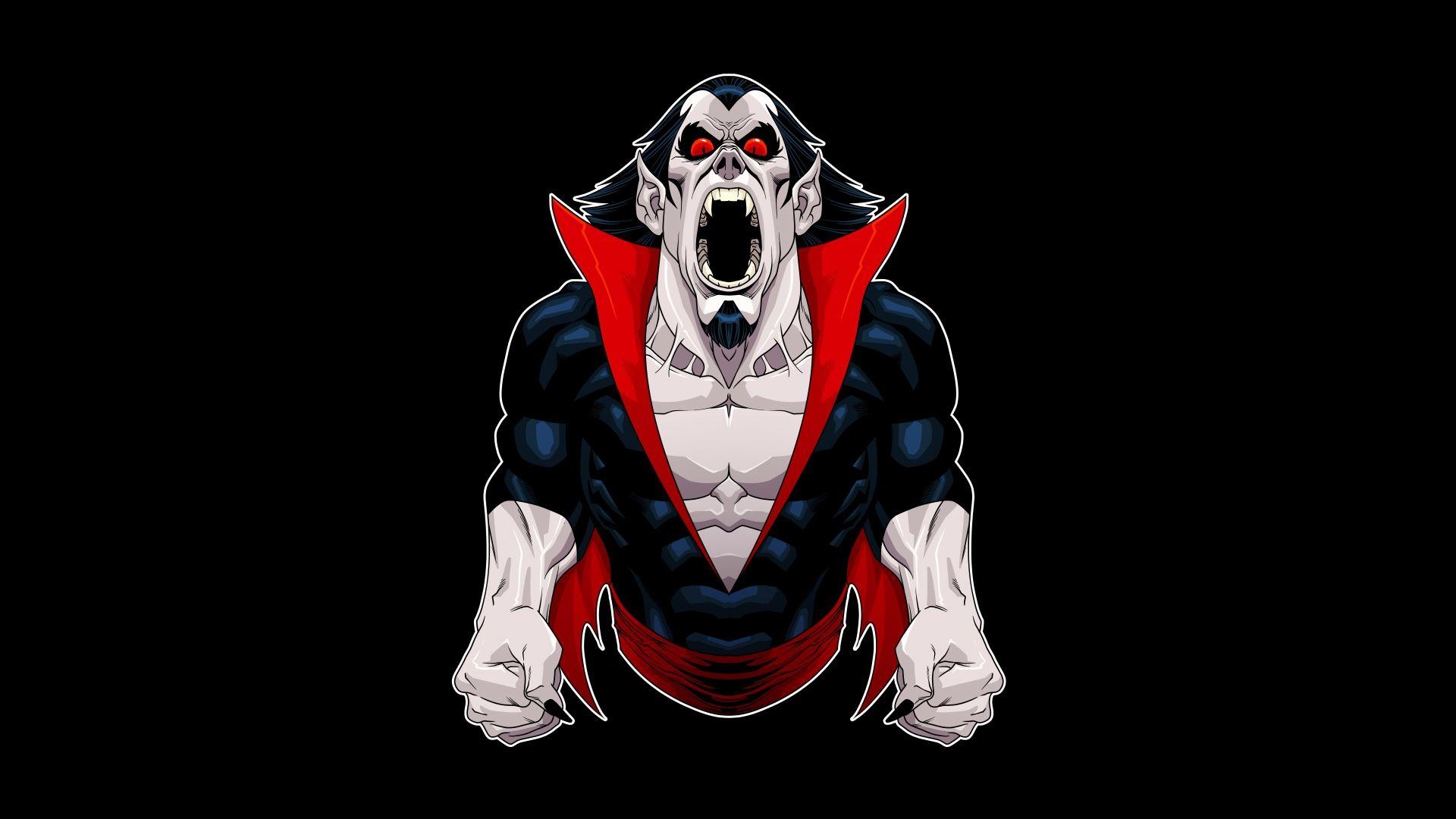 Morbius, Vampir, Minimal, HD, 4K, 1920x1080 Full HD Desktop