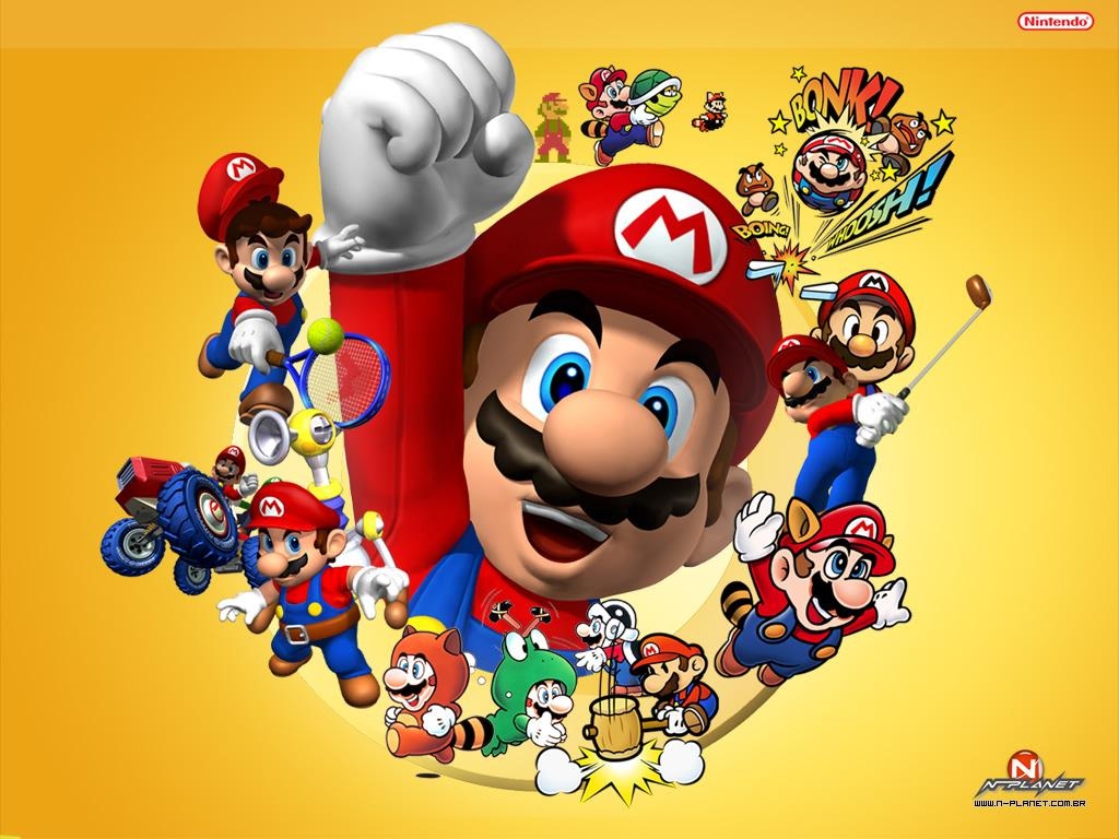 Super Mario Bros, Charaktere, HD, Spiele, 1030x770 HD Desktop