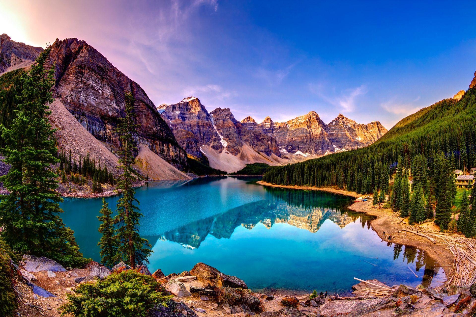 Moraine-See, Natur, Kanada, Landschaft, Download, 1920x1280 HD Desktop