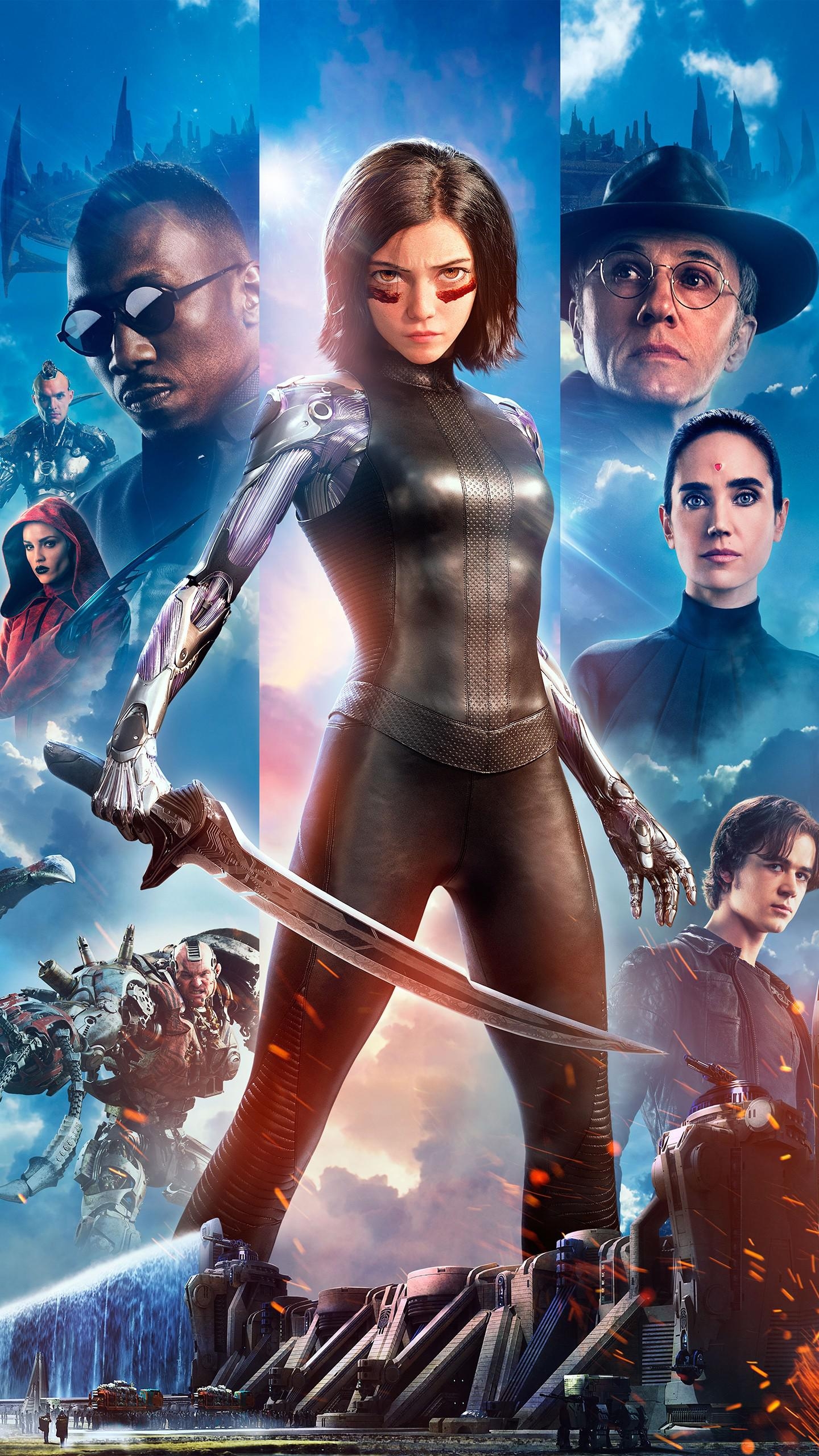 Alita Battle Angel, HD, Filme, K, Bild, 1440x2560 HD Handy