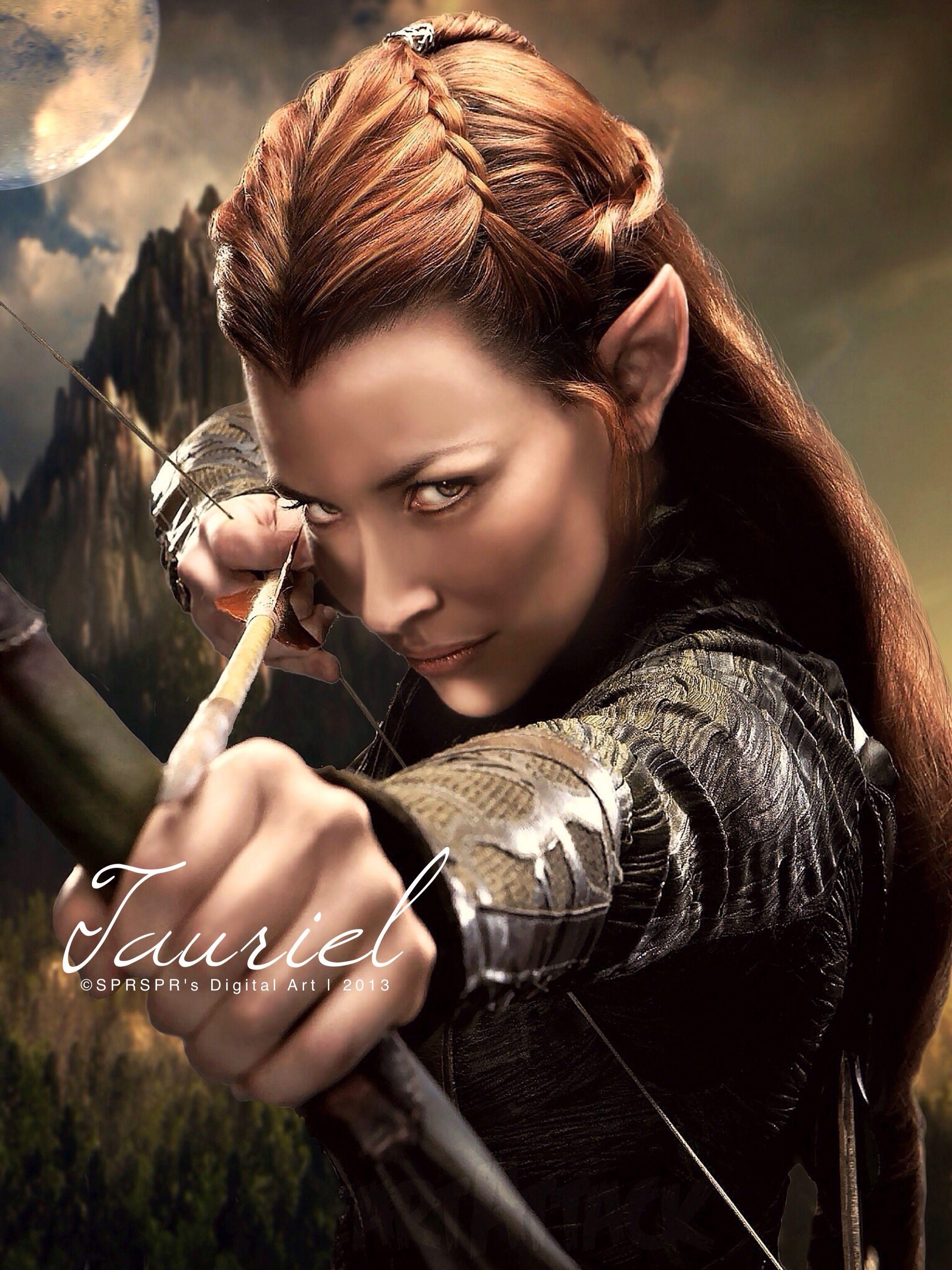 Tauriel, kostenloser Download, Kunst, Hobbit, Digital, 2310x3080 HD Handy