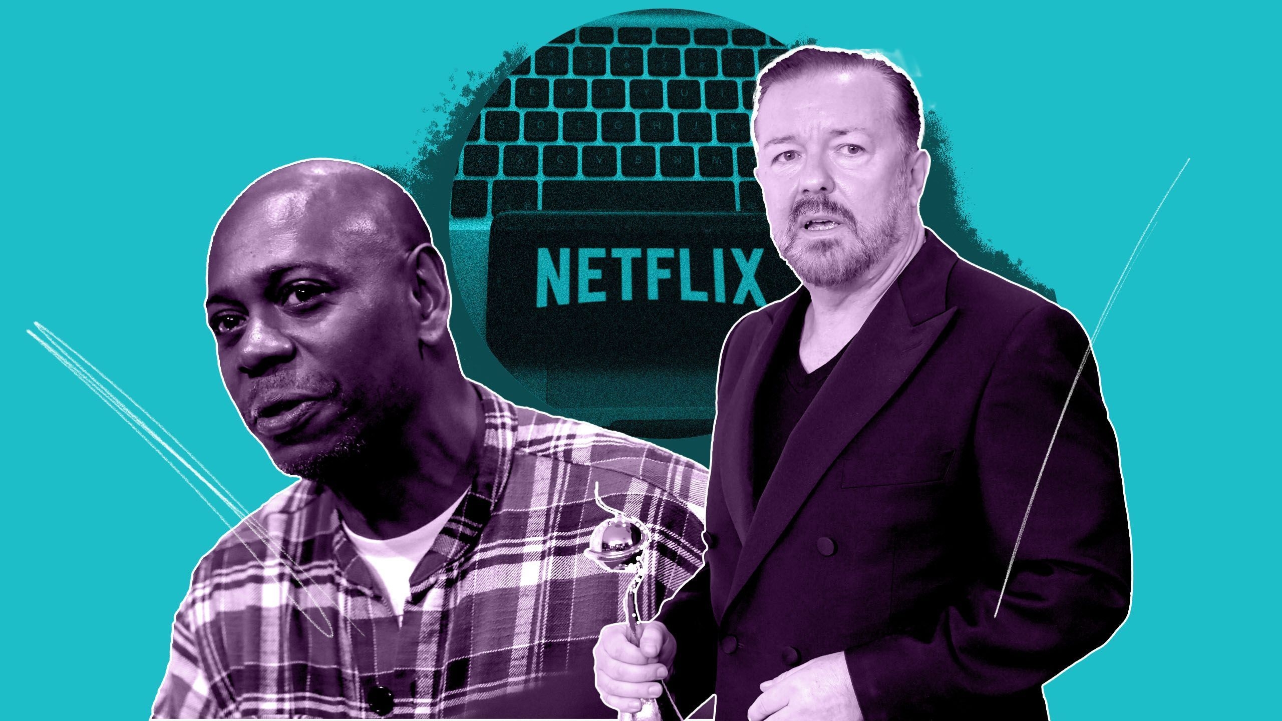 Ricky Gervais, Netflix, Stolzmonat, Kritik, Spezial, 2560x1440 HD Desktop