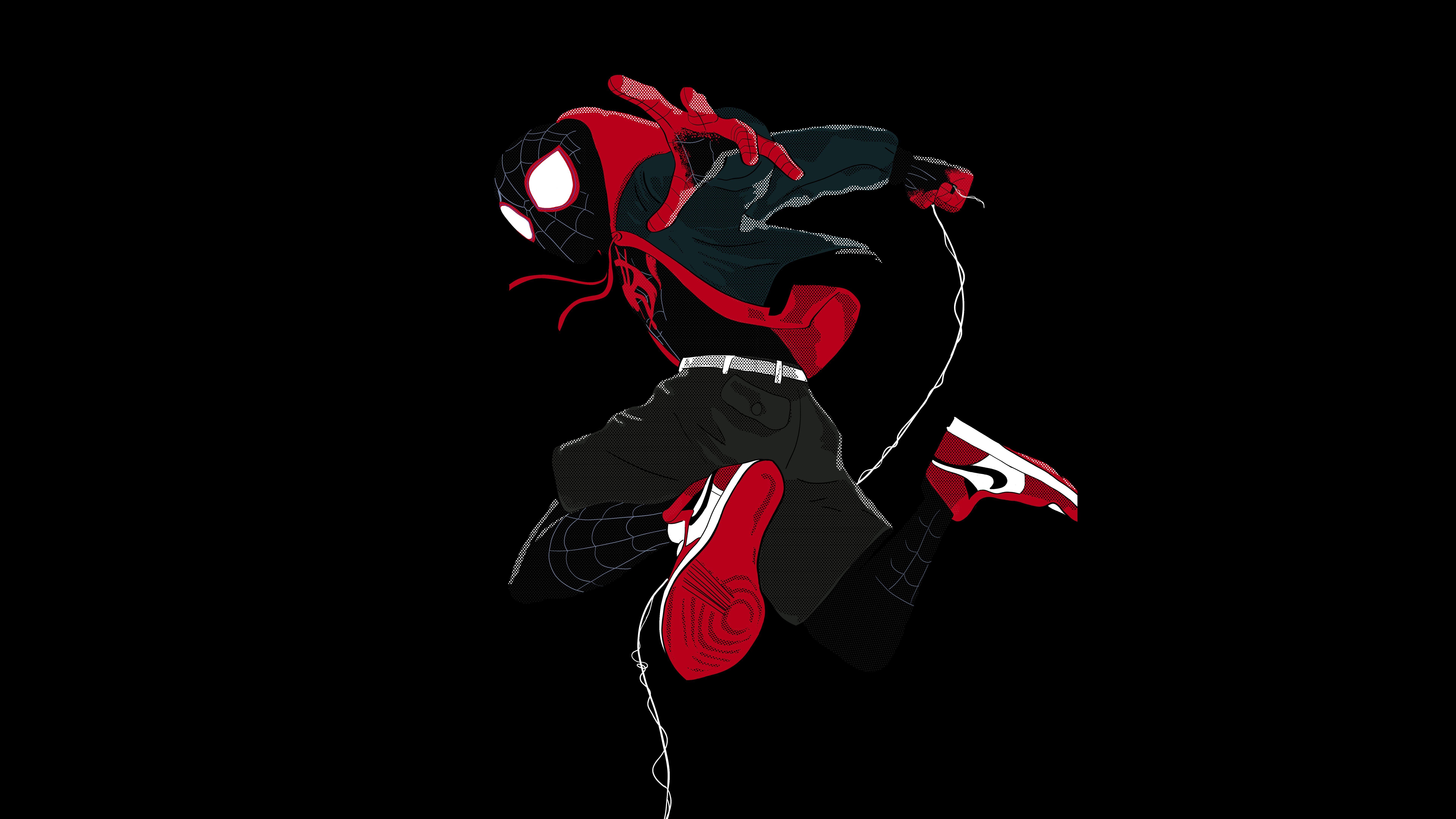 Miles Morales, Spider-Man, Spider-Verse, Superheld, Film, 7680x4320 4K Desktop