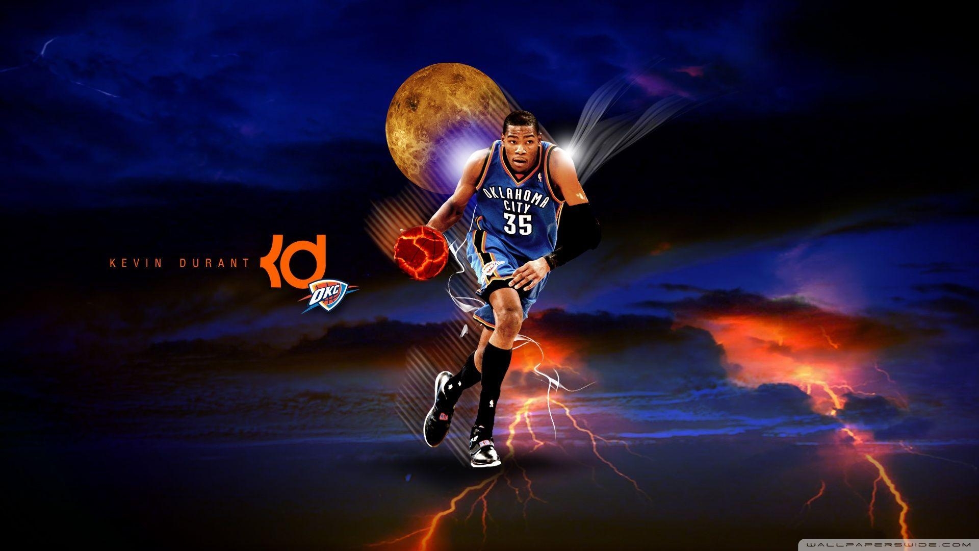 Kevin Durant, 4K, Ultra HD, Basketball, Profi, 1920x1080 Full HD Desktop