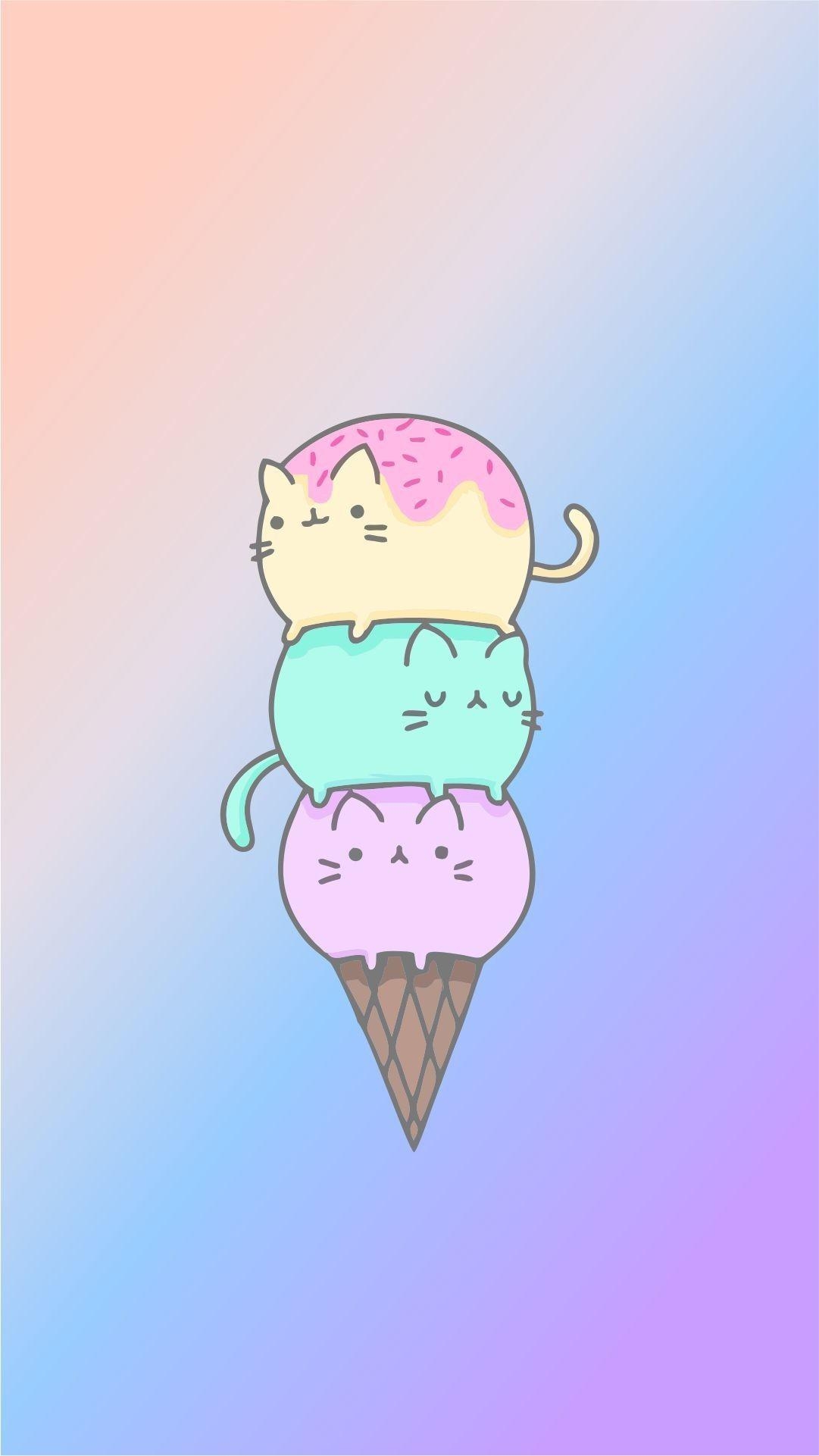 Eiscreme, Cartoon, Unterhaltung, Bunt, Verspielt, 1090x1930 HD Handy