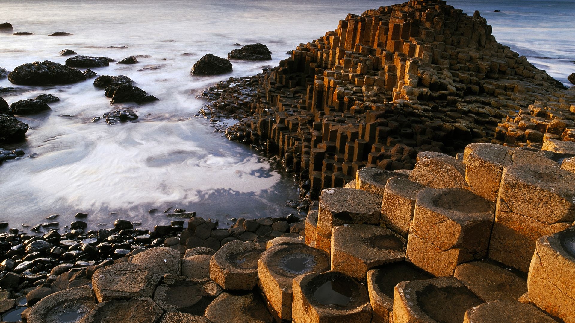 Giants Causeway, County Antrim, UK, 1920x1080 Full HD Desktop