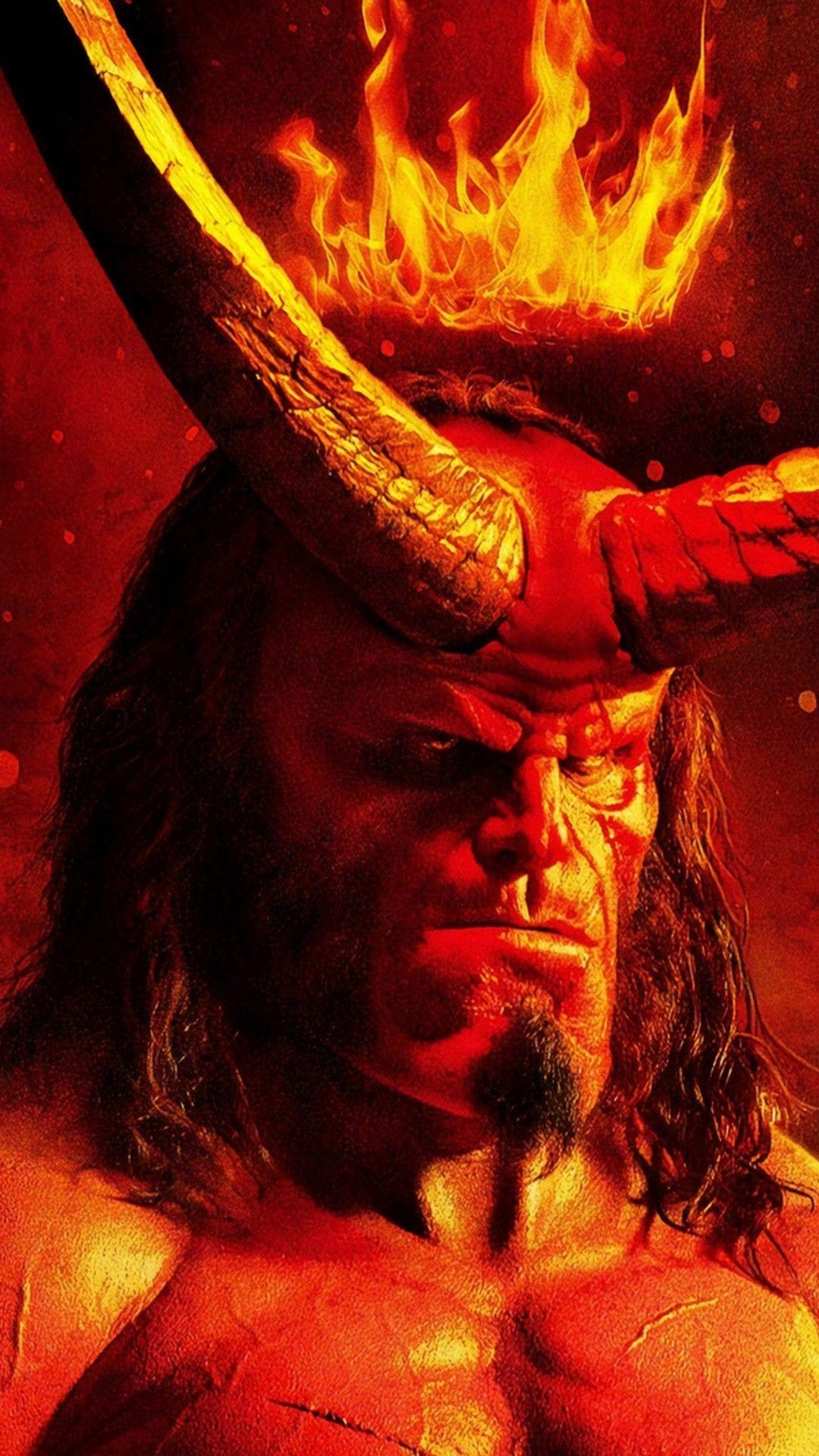 Hellboy, 2019, Poster, Film, HD, 1080x1920 Full HD Handy