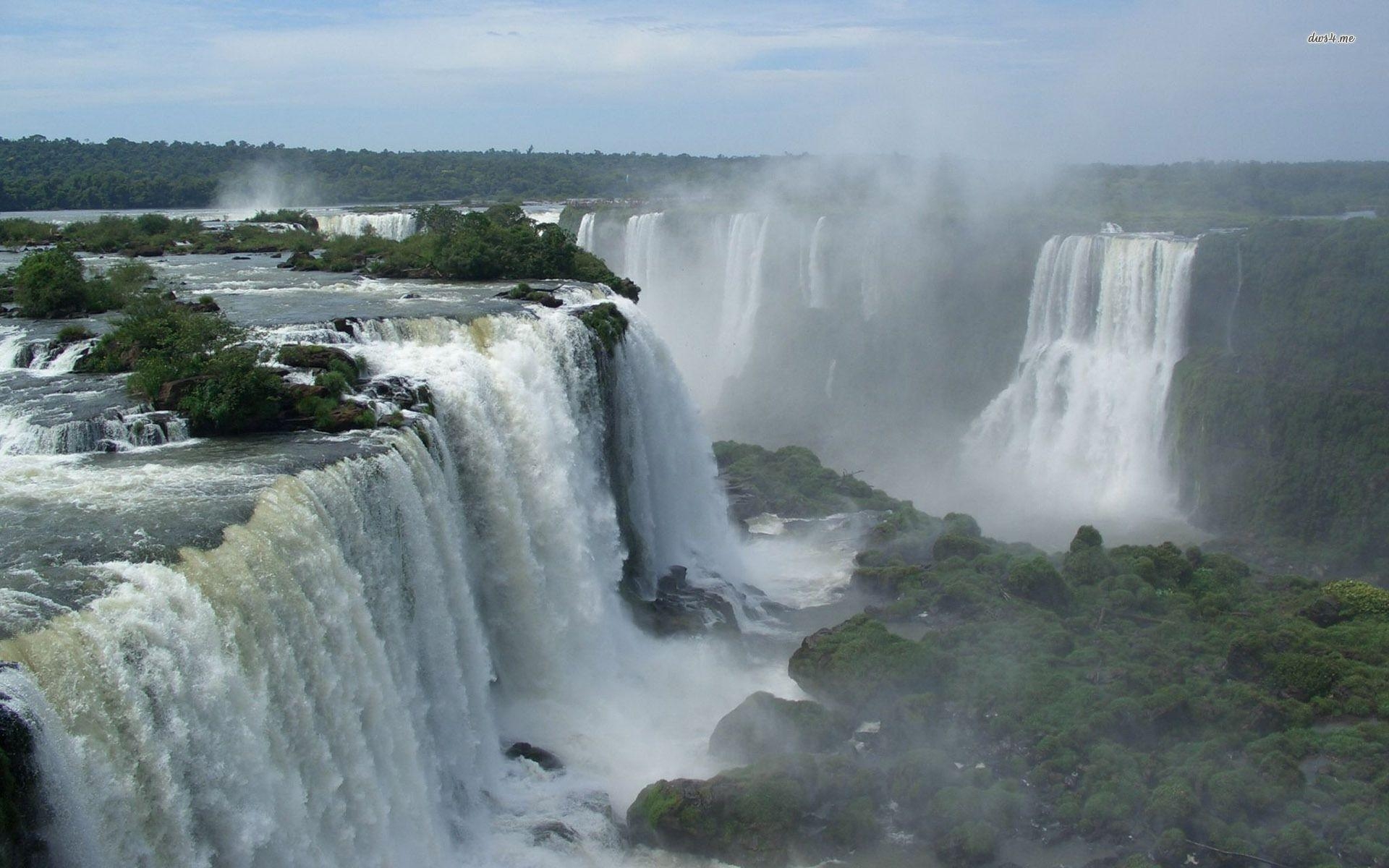 Iguazú, Wasserfälle, Argentinien, Brasilien, Spektakel, 1920x1200 HD Desktop