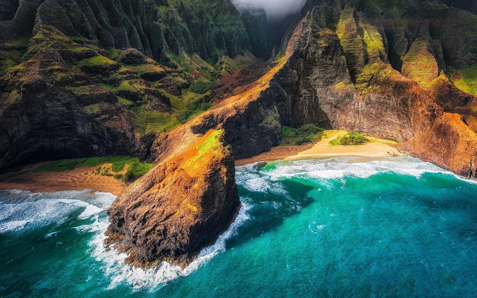 Kauai, Hintergrund, Insel, Natur, Meer, 1920x1200 HD Desktop