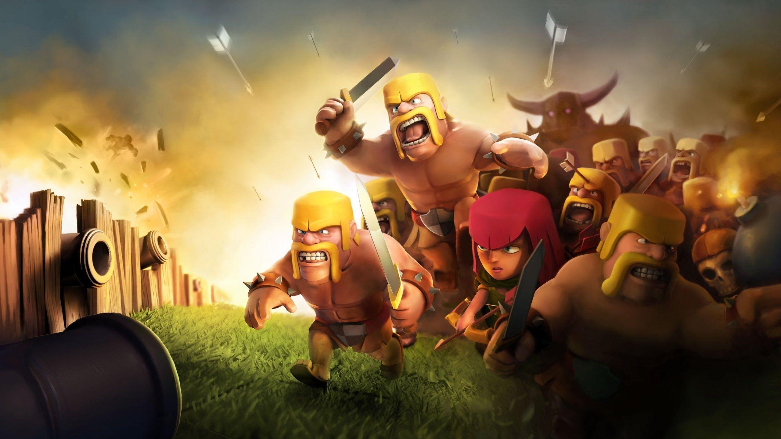 Clash of Clans, HD, 1440p, 4K, Gaming, 2560x1440 HD Desktop