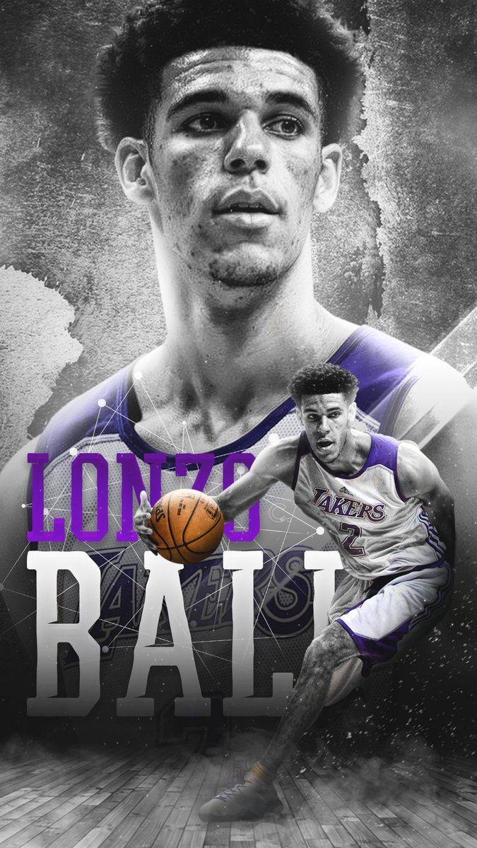 Lonzo Ball, Mac, Basketball, Hintergrund, NBA, 680x1200 HD Handy