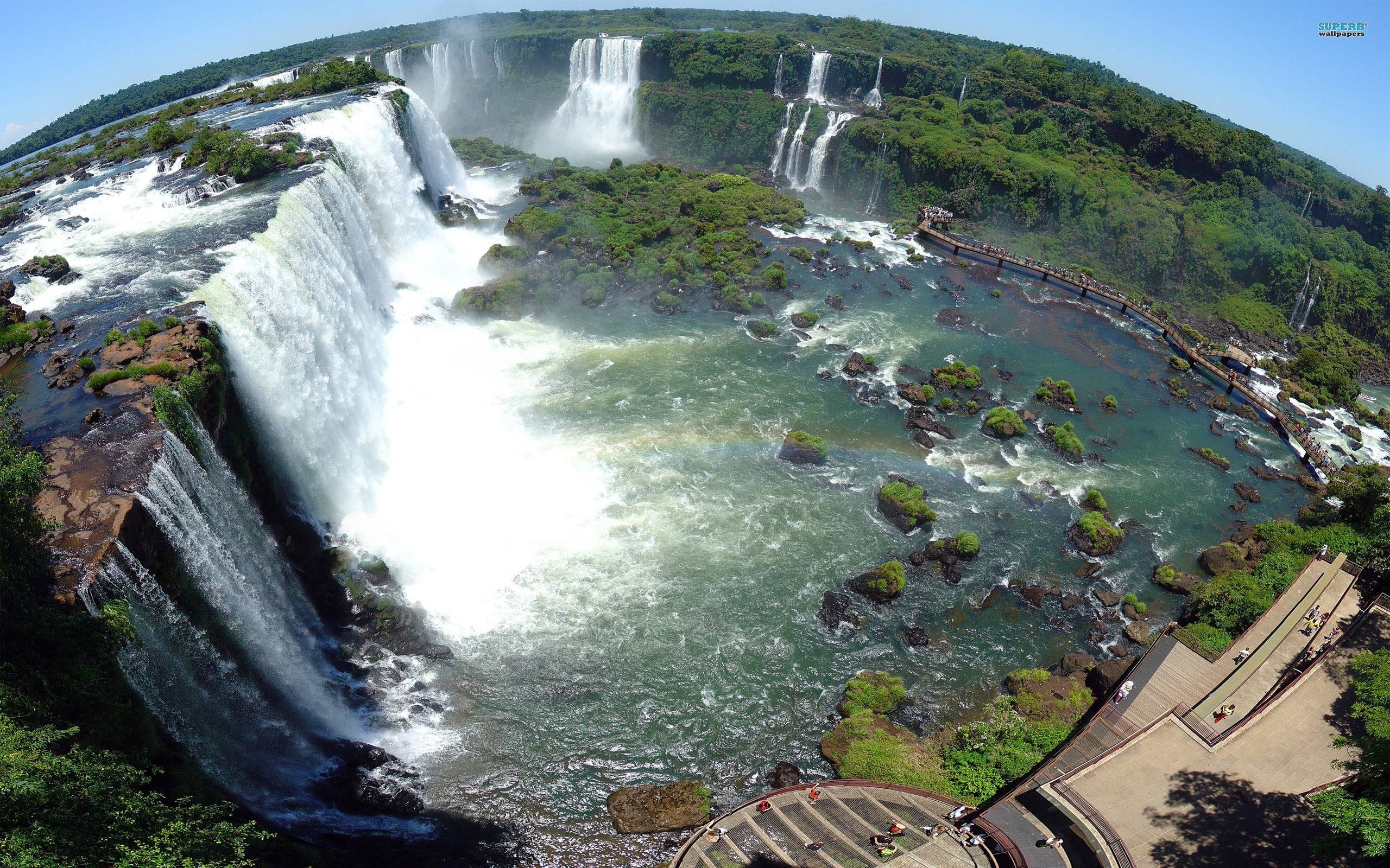 Spektakulär, Iguazú, Wasserfälle, Natur, Argentinien, 2560x1600 HD Desktop