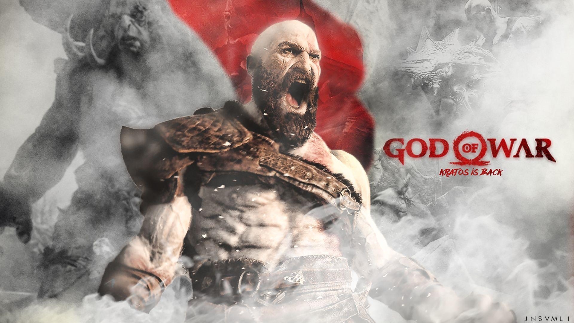 God of War, HD, Kratos, Bild, Gaming, 1920x1080 Full HD Desktop