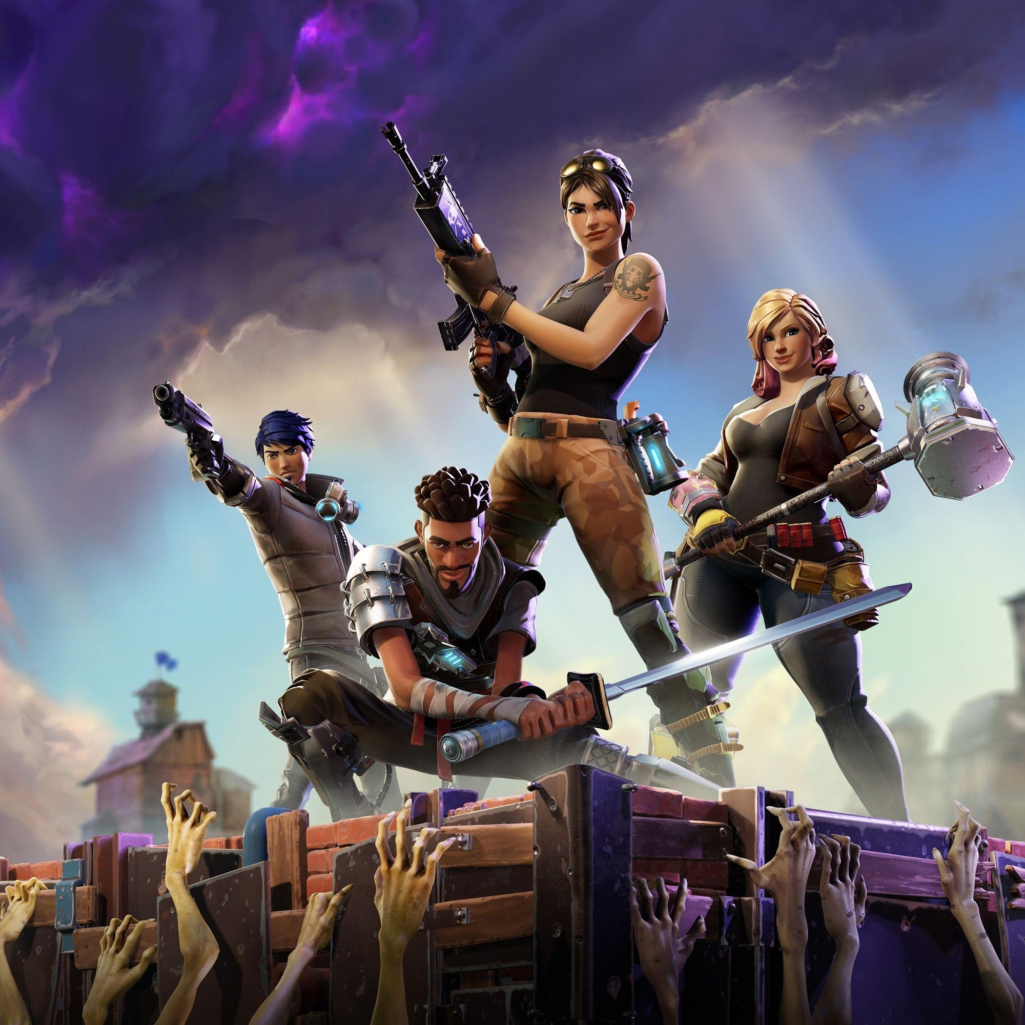 Fortnite, Gaming, HD, 4K, Spielbild, 2000x2000 HD Handy