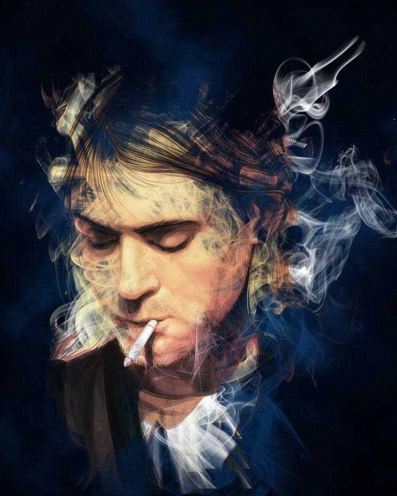 Kurt Cobain, Kreativ, Musik, Grunge, Künstler, 800x1000 HD Handy