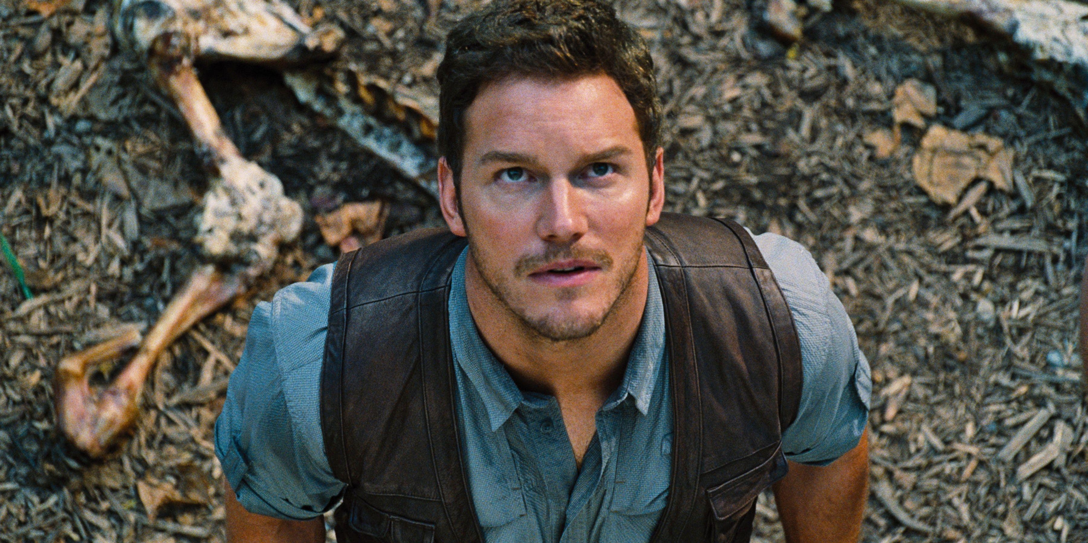 Chris Pratt, Jurassic World, HD, Hintergrundbild, Dinosaurier, 3600x1800 Dual Screen Desktop