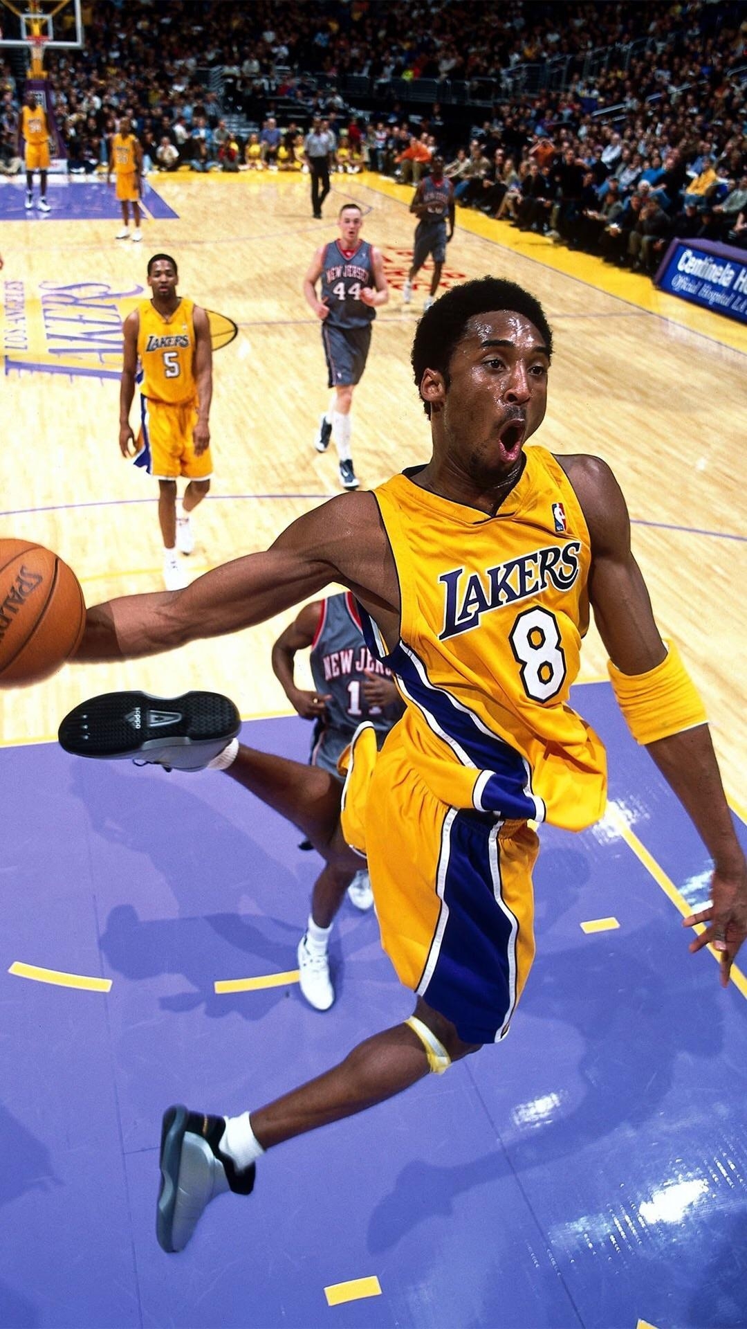 Kobe Bryant, Hintergrund, Basketball, Shooting Guard, Ikone, 1080x1920 Full HD Handy