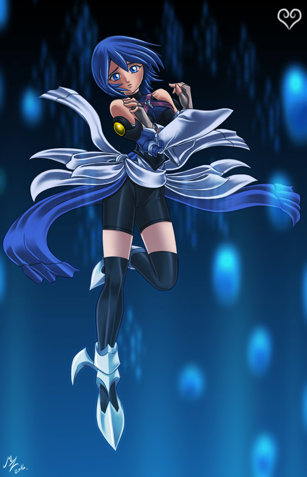 Aqua, Kingdom Hearts, By Sleep, Mauroz, Gaming, 1030x1600 HD Handy