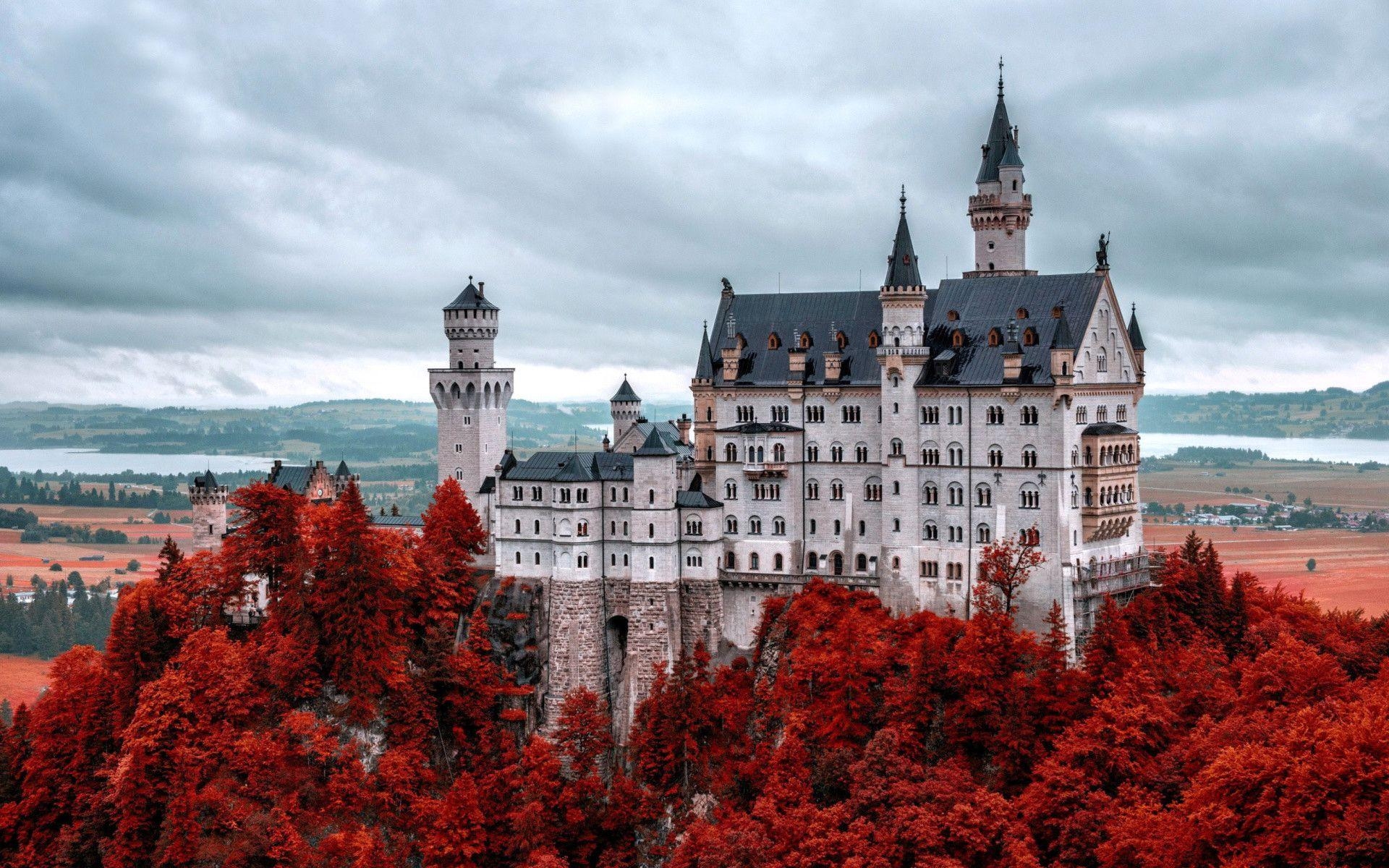 Neuschwanstein Schloss, Bild, Bayern, Alpen, Deutschland, 1920x1200 HD Desktop